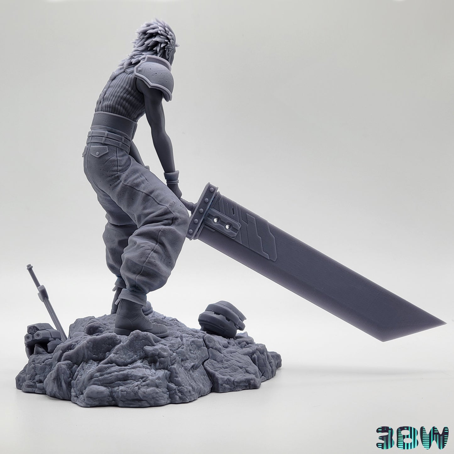 Zack Fair | Resin Model or Bust Kit | DIY Final Fantasy VII SOLDIER