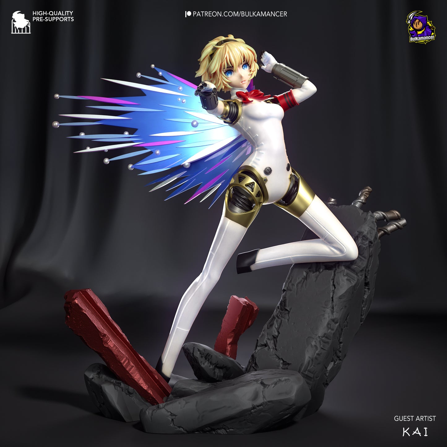 Aigis | 8.5-Inch Resin Model Kit | Persona 3 Reload SEES Android