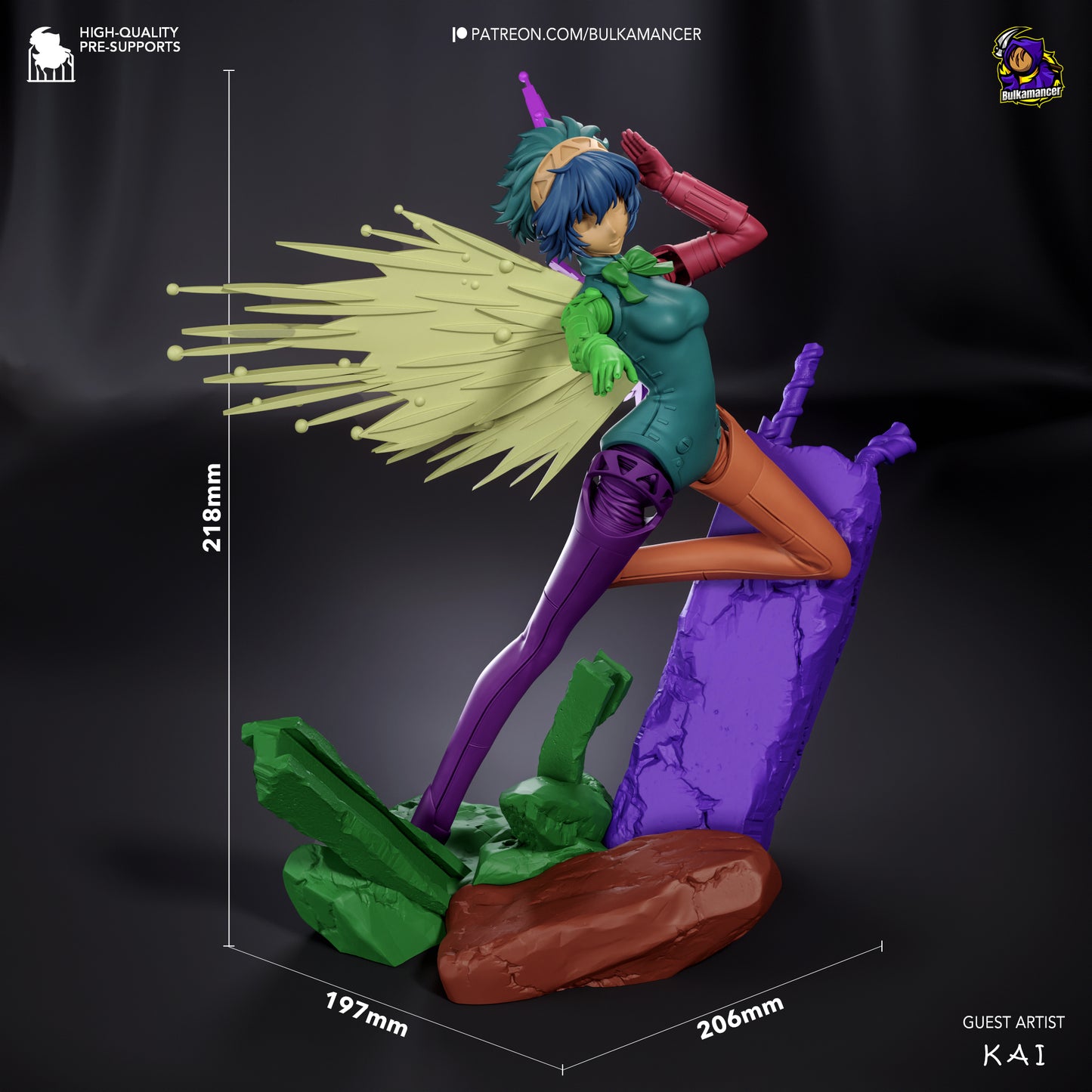 Aigis | 8.5-Inch Resin Model Kit | Persona 3 Reload SEES Android