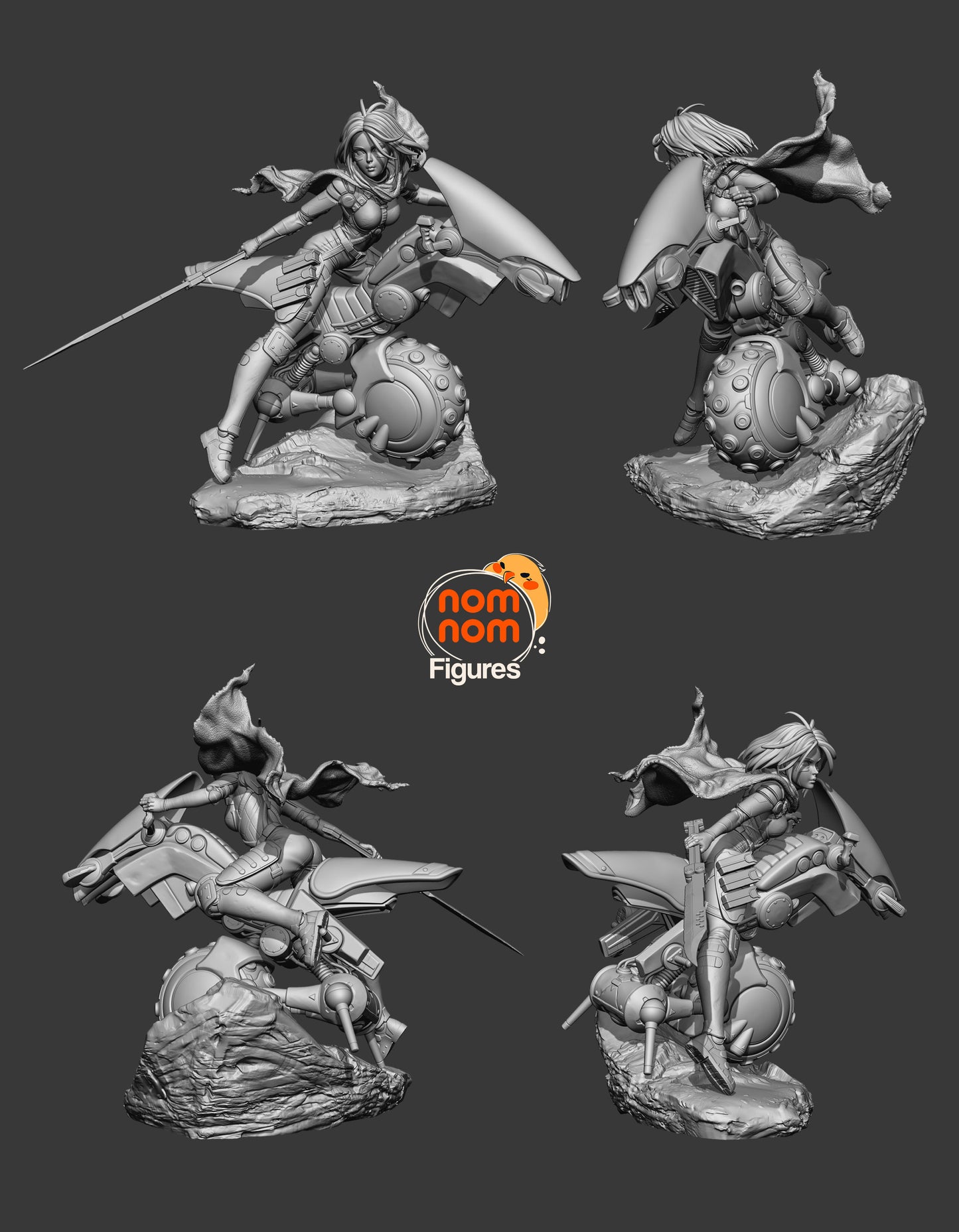 Alita | 6.5-Inch Resin Model Kit | Battle Angel Cyborg Warrior