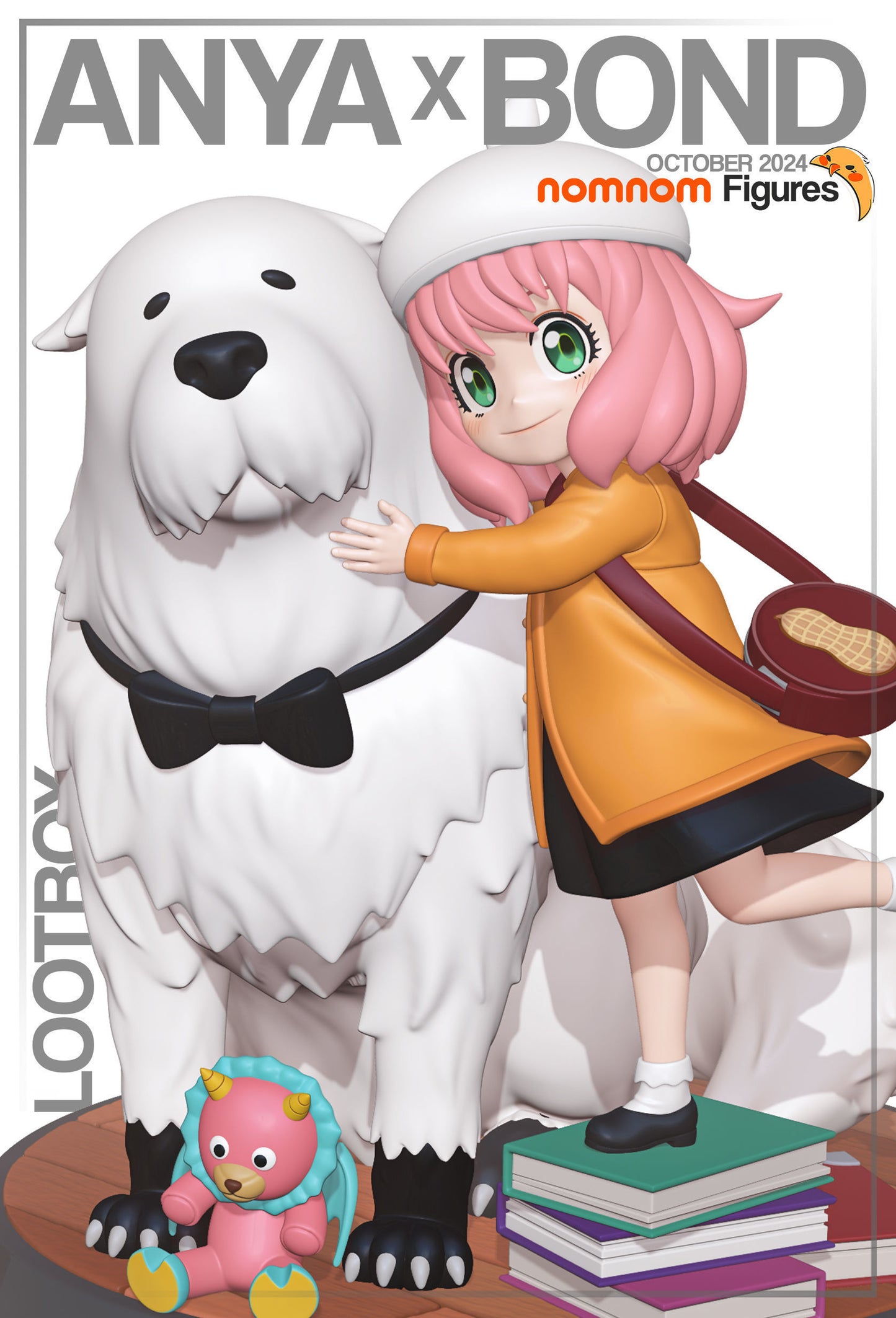 Anya x Bond | 5-Inch Resin Model Kit | DIY Spy x Family Cuteness Overload