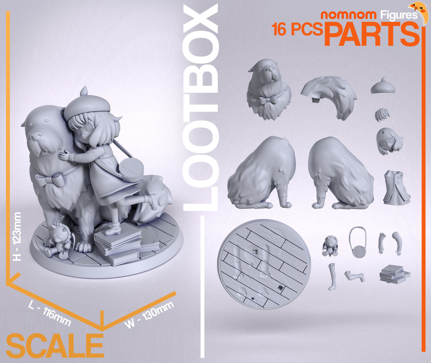 Anya x Bond | 5-Inch Resin Model Kit | DIY Spy x Family Cuteness Overload