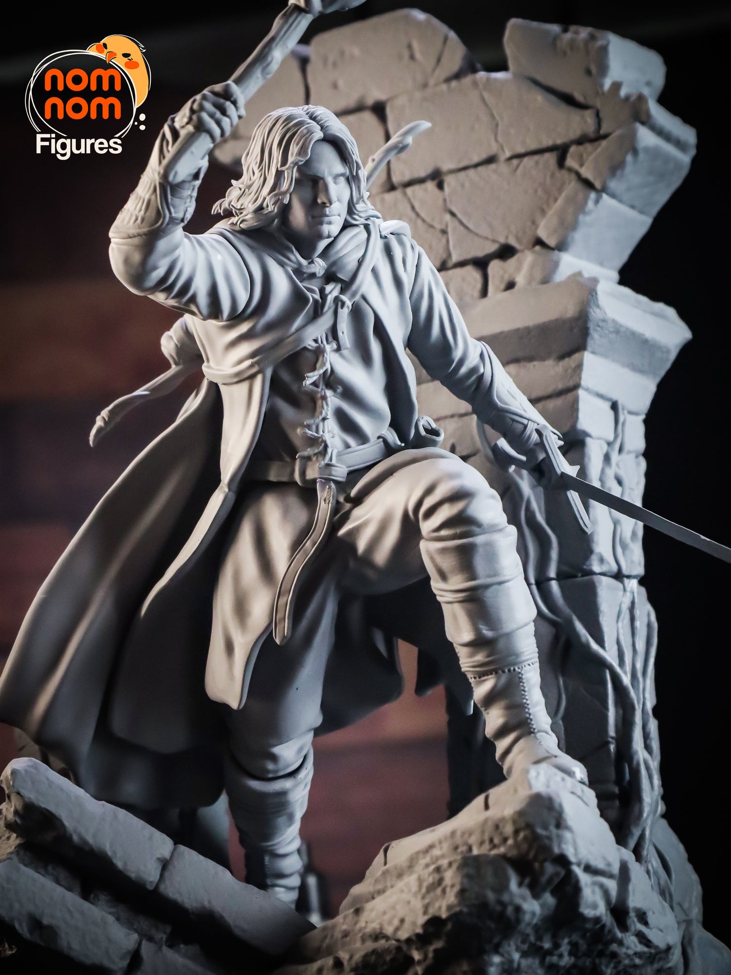 Aragorn | 10-Inch Resin Model Kit | DIY Lord of the Rings Ranger King