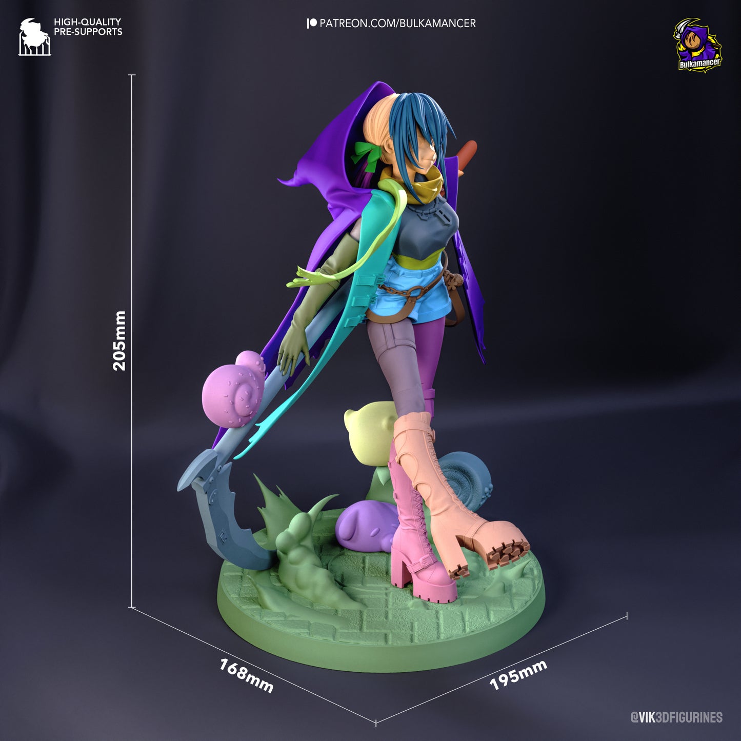 Bulka Crustreaper | 8-Inch Resin Model Kit | Unbreadable Ultimate Breaded Reaper
