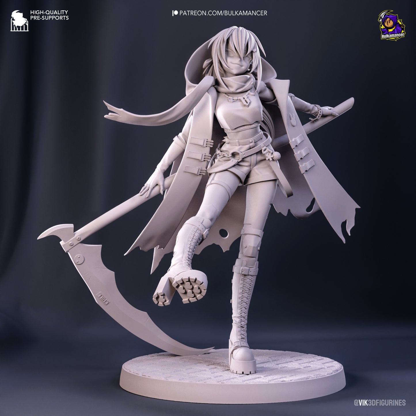 Bulka Crustreaper | 8-Inch Resin Model Kit | Unbreadable Ultimate Breaded Reaper