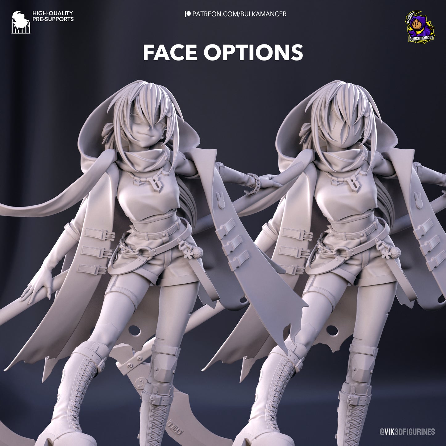 Bulka Crustreaper | 8-Inch Resin Model Kit | Unbreadable Ultimate Breaded Reaper