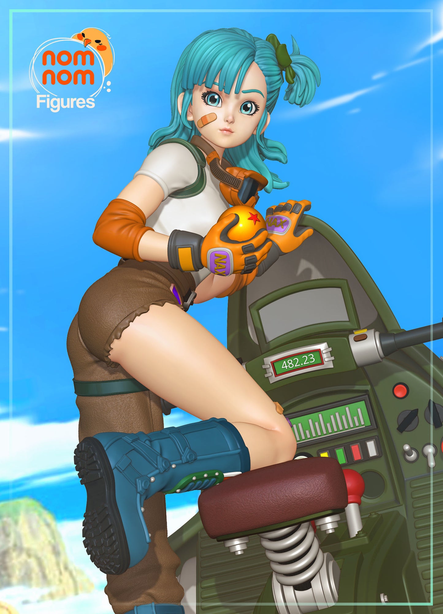 Bulma | Resin Model or Bust Kit | DIY Dragon Ball Genius Inventor