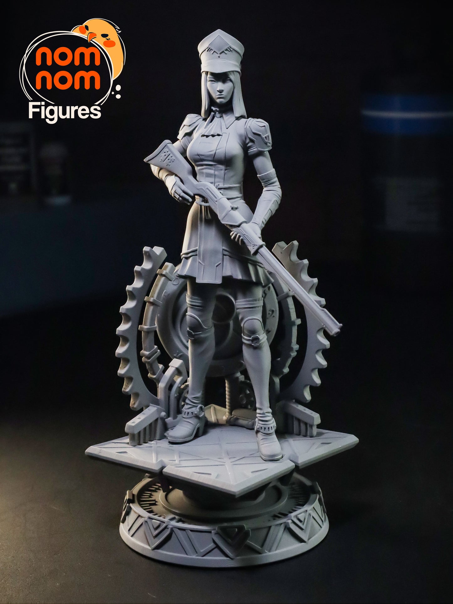 Caitlyn | 8.5-Inch Resin Model Kit | DIY Arcane Piltover Sheriff