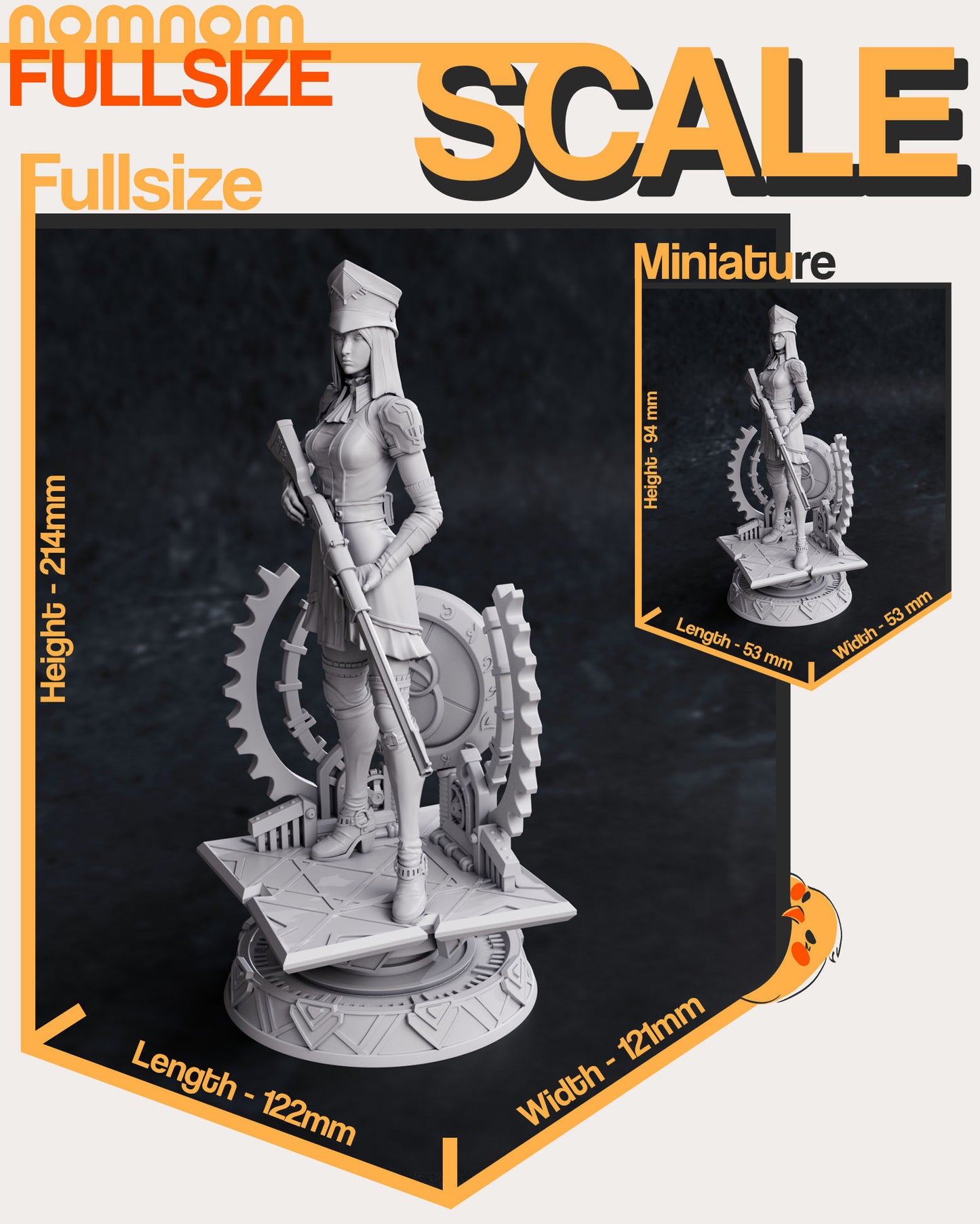 Caitlyn | 8.5-Inch Resin Model Kit | DIY Arcane Piltover Sheriff