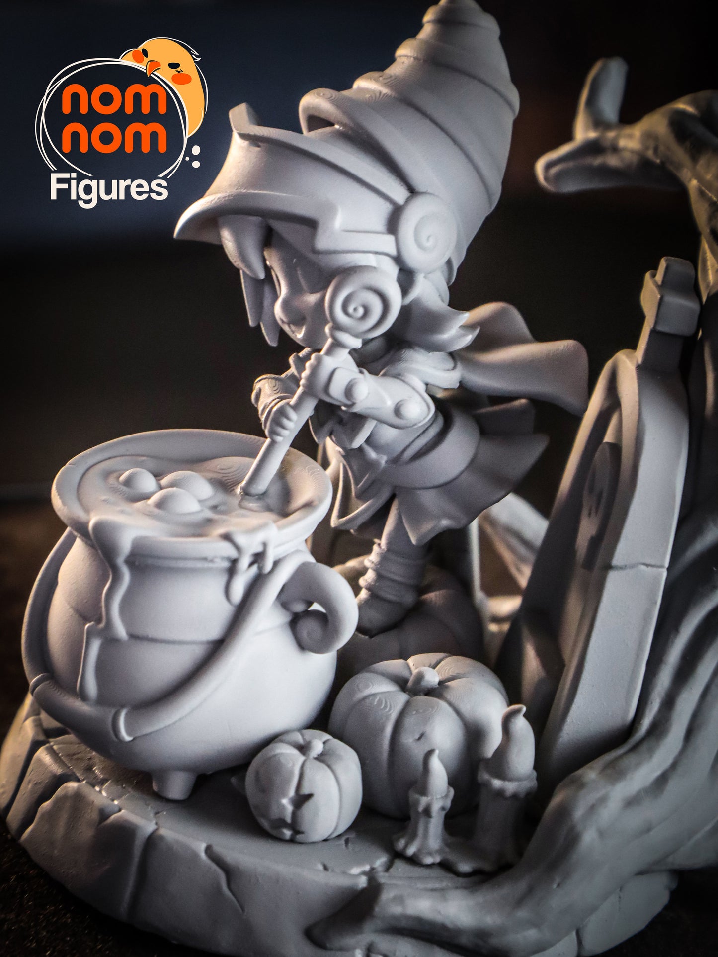 Chibi Dark Magician Girl | 3.5-Inch Resin Model Kit | DIY YuGiOh Spellcaster