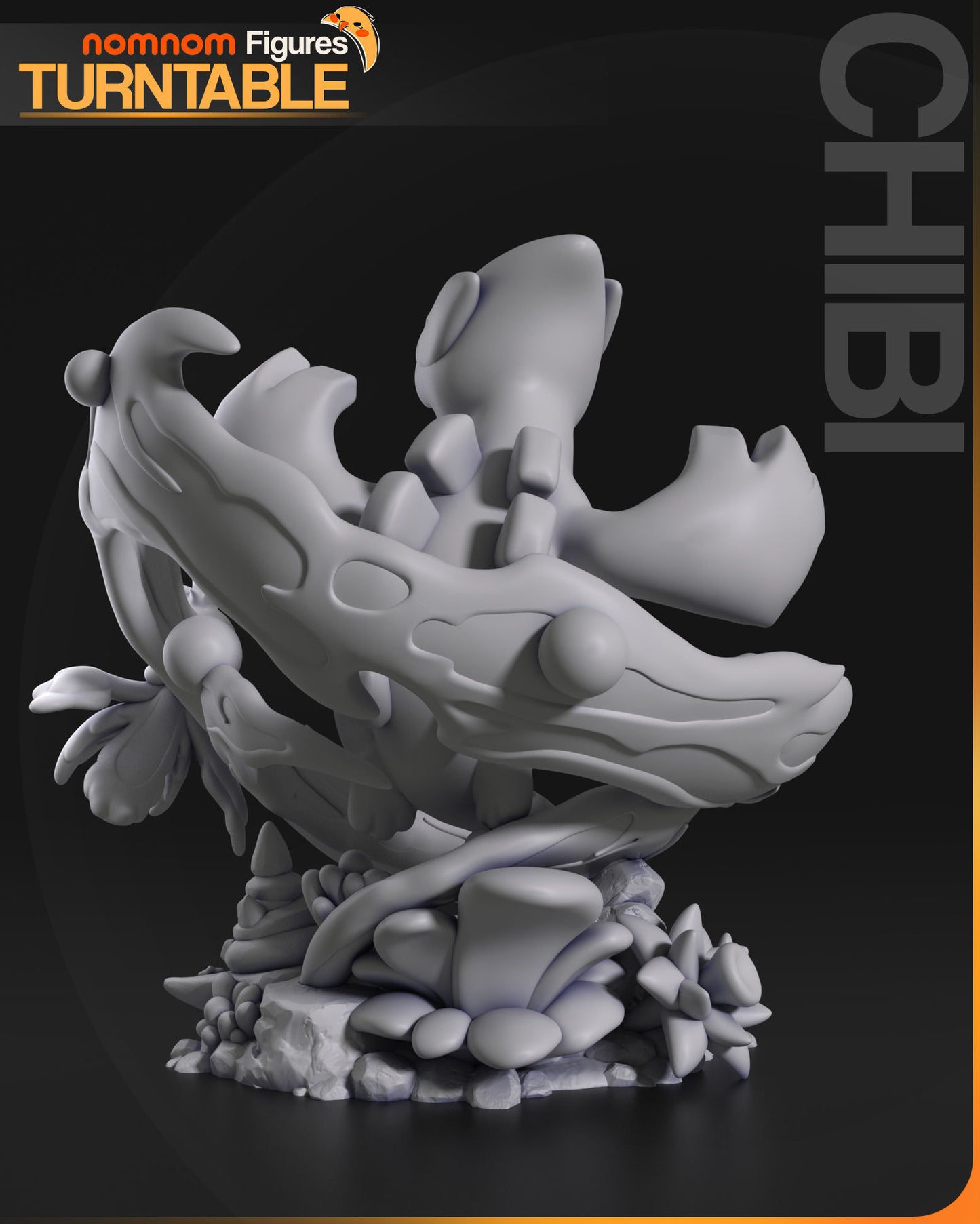 Chibi Lugia | 3" Resin Model Kit | DIY Pokémon Legendary Bird