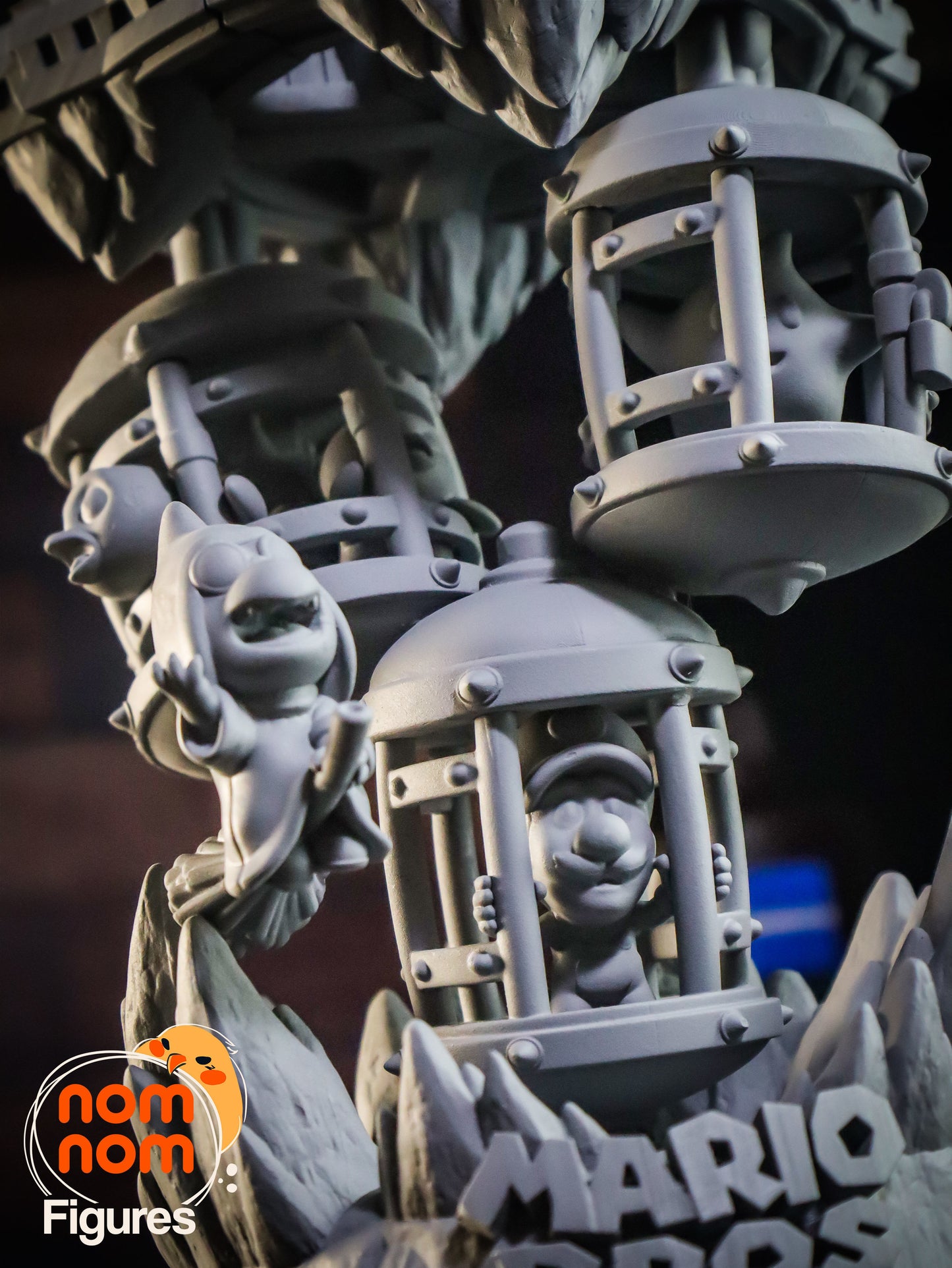 Super Mario Bros Prison Diorama | 5-Inch Resin Model Kit | DIY Nintendo Luigi & Lumalee