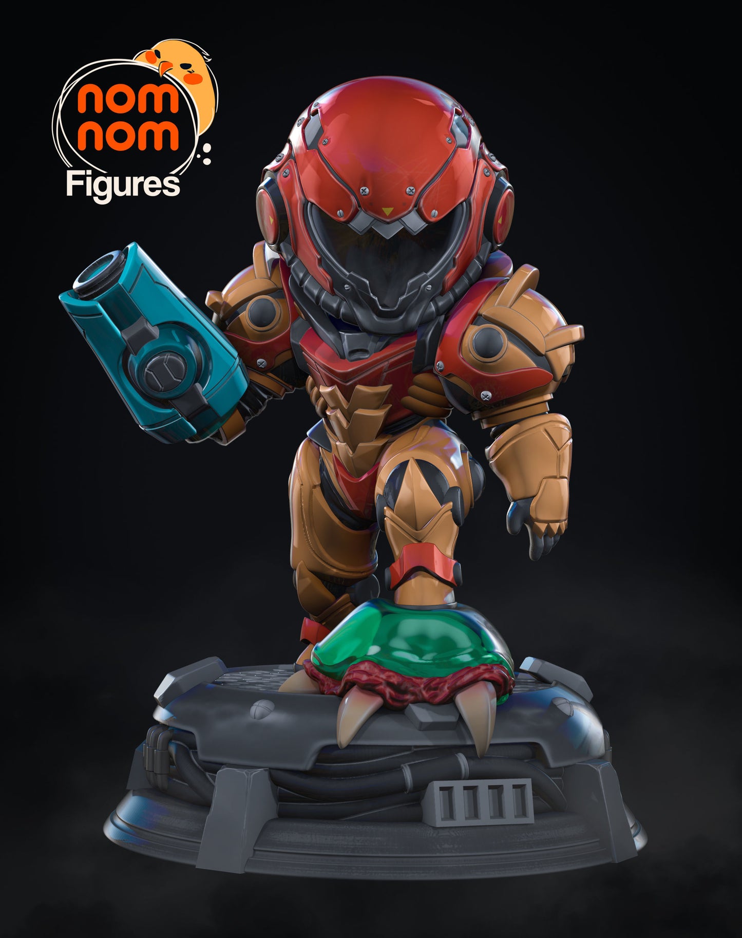 Chibi Samus Aran | 2.5-Inch Resin Model Kit | Metroid