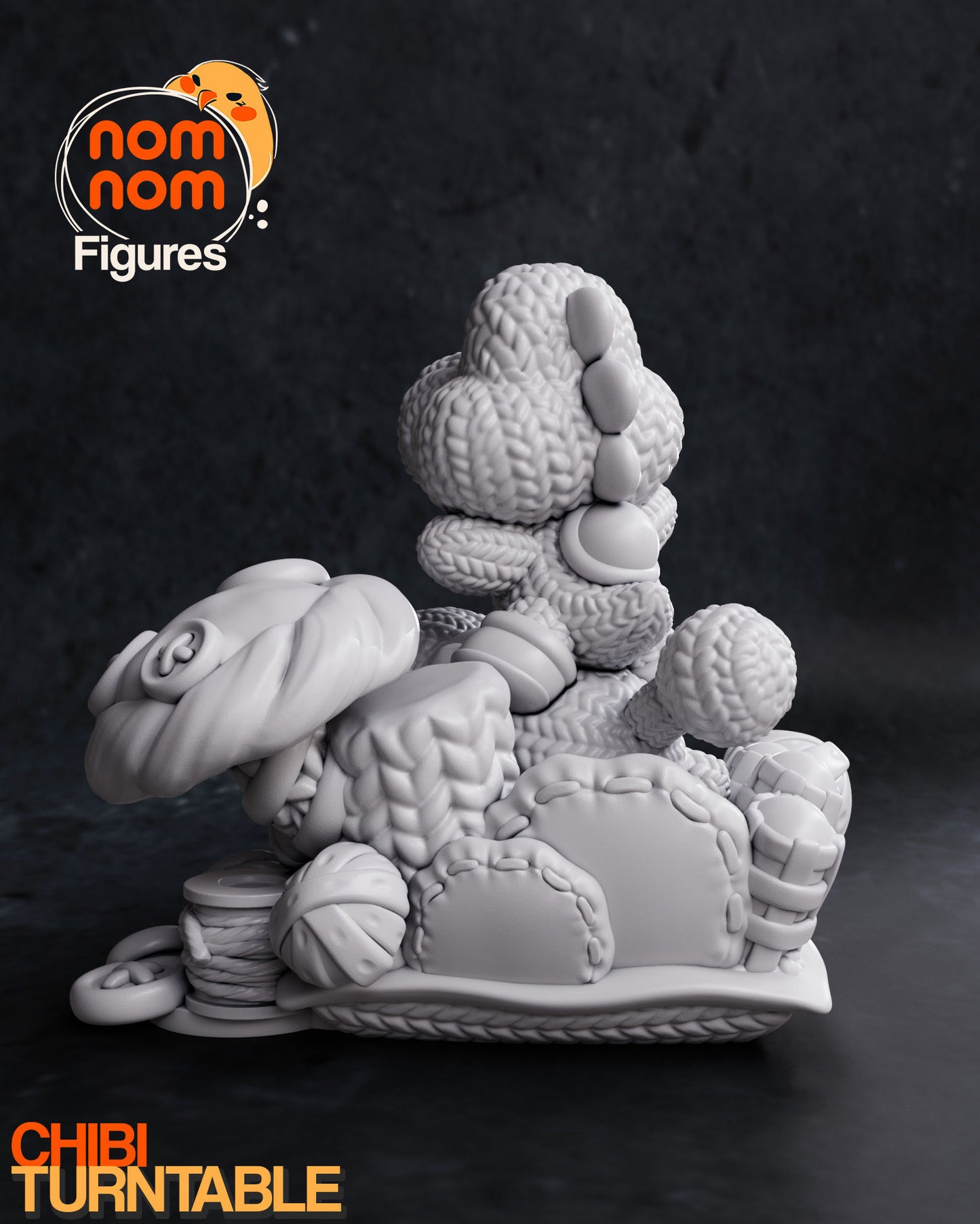 Chibi Yoshi | 2.5" Resin Model Kit | DIY Yoshi's Woolly World Adventure
