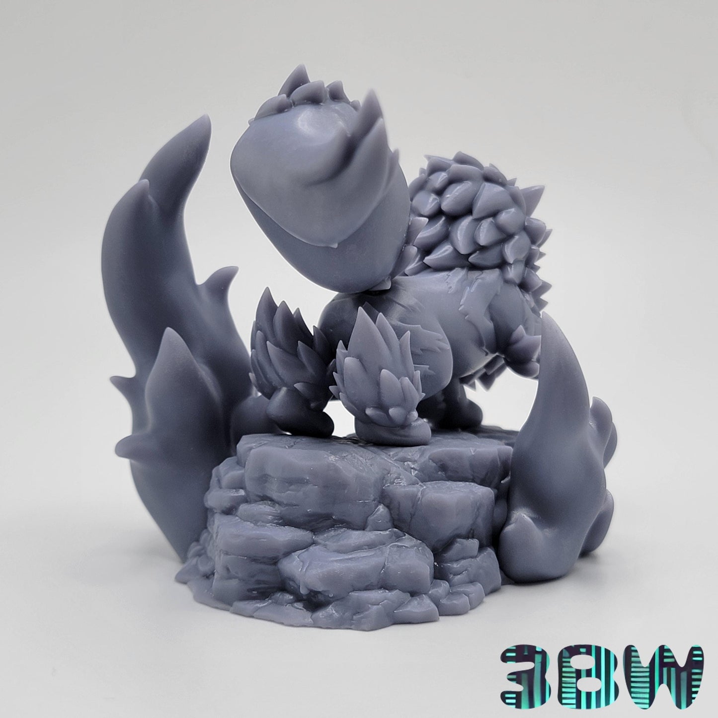 Chibi Arcanine | 3-Inch Resin Model Kit | DIY Pokemon Fire Beast