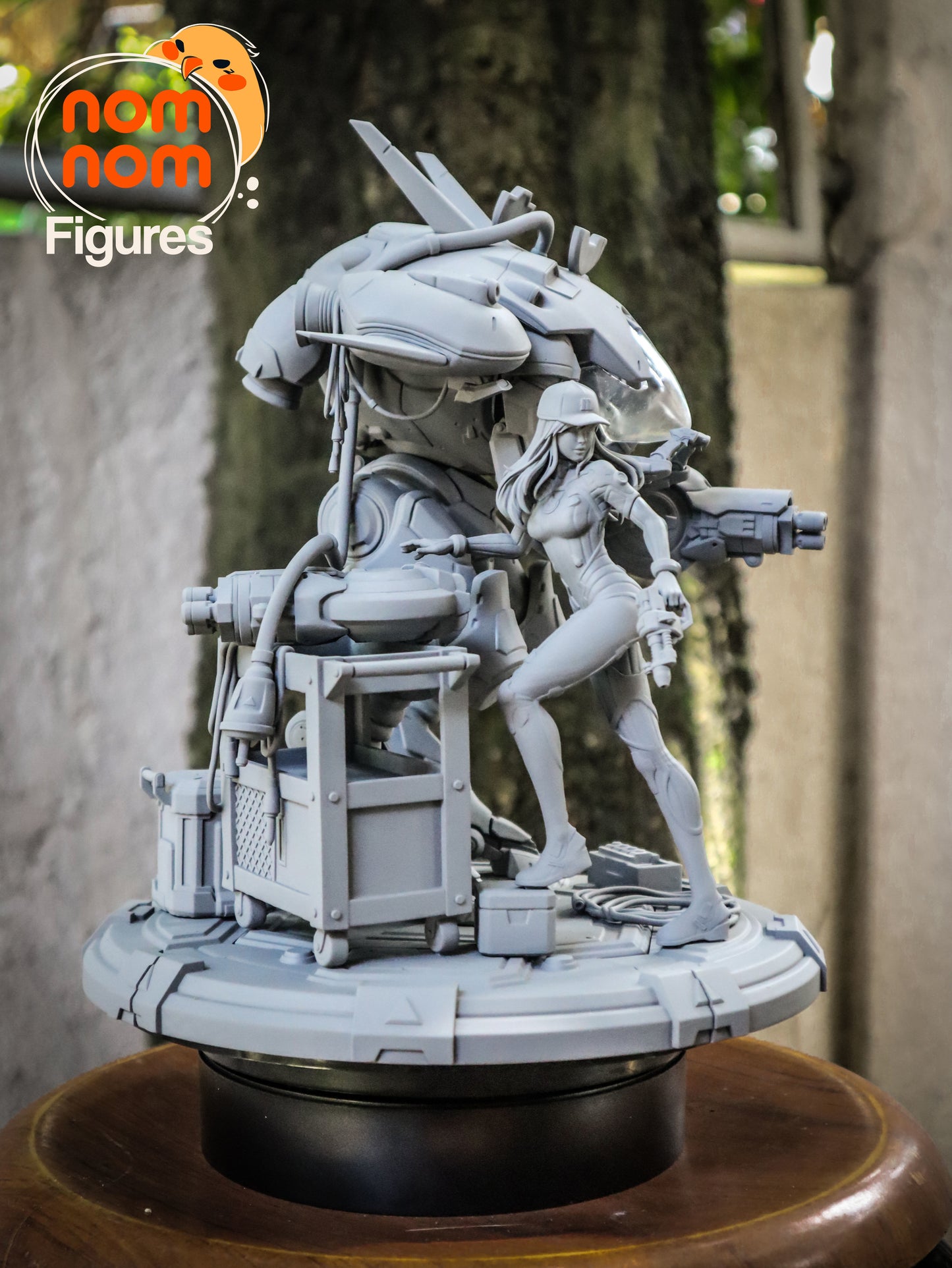 Dva/D.VA | 10-Inch Resin Model Kit | Overwatch Mech Pilot
