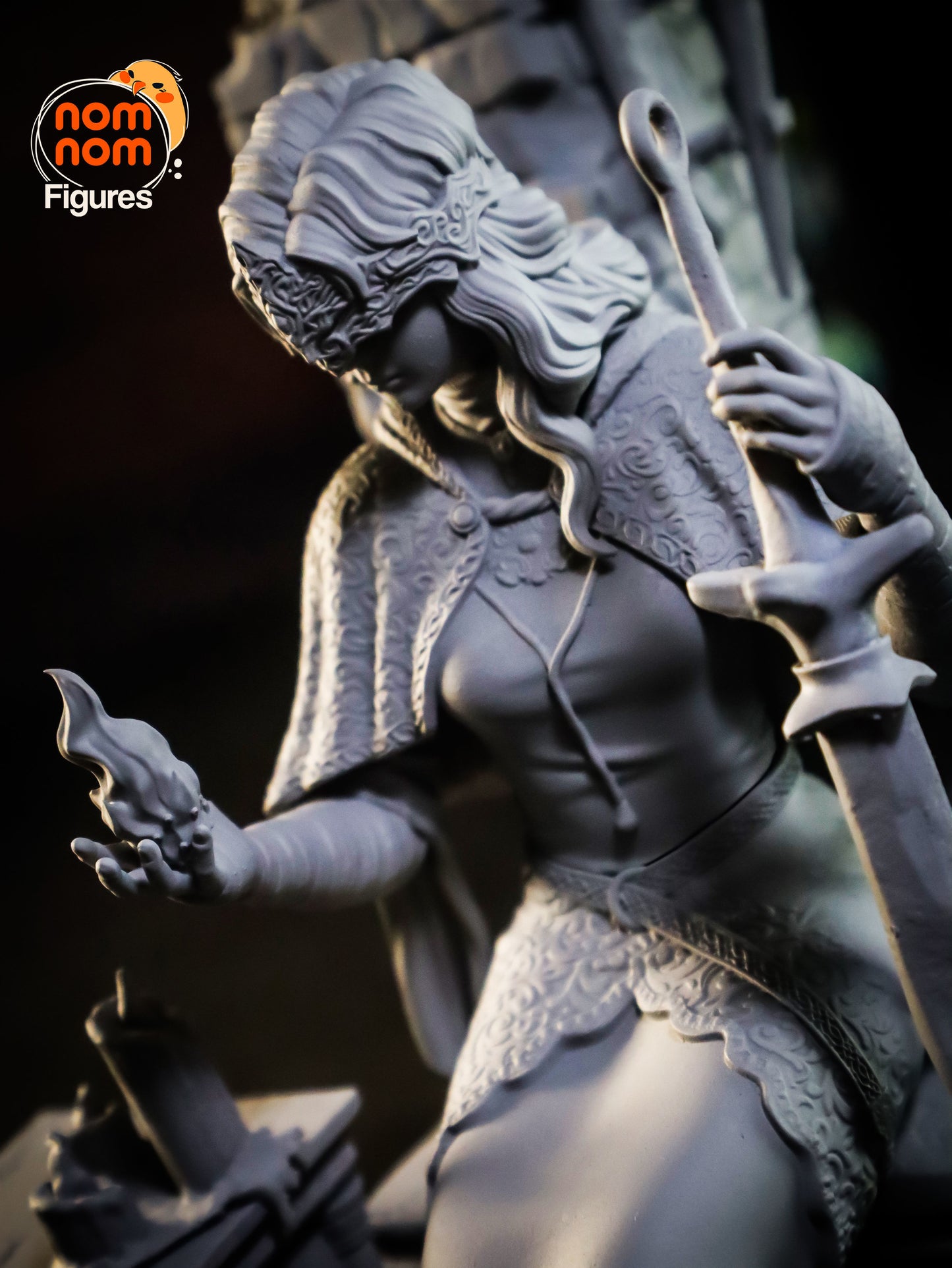 Fire Keeper | 7.5-Inch Resin Model Kit | DIY Dark Souls III Shrine Maiden