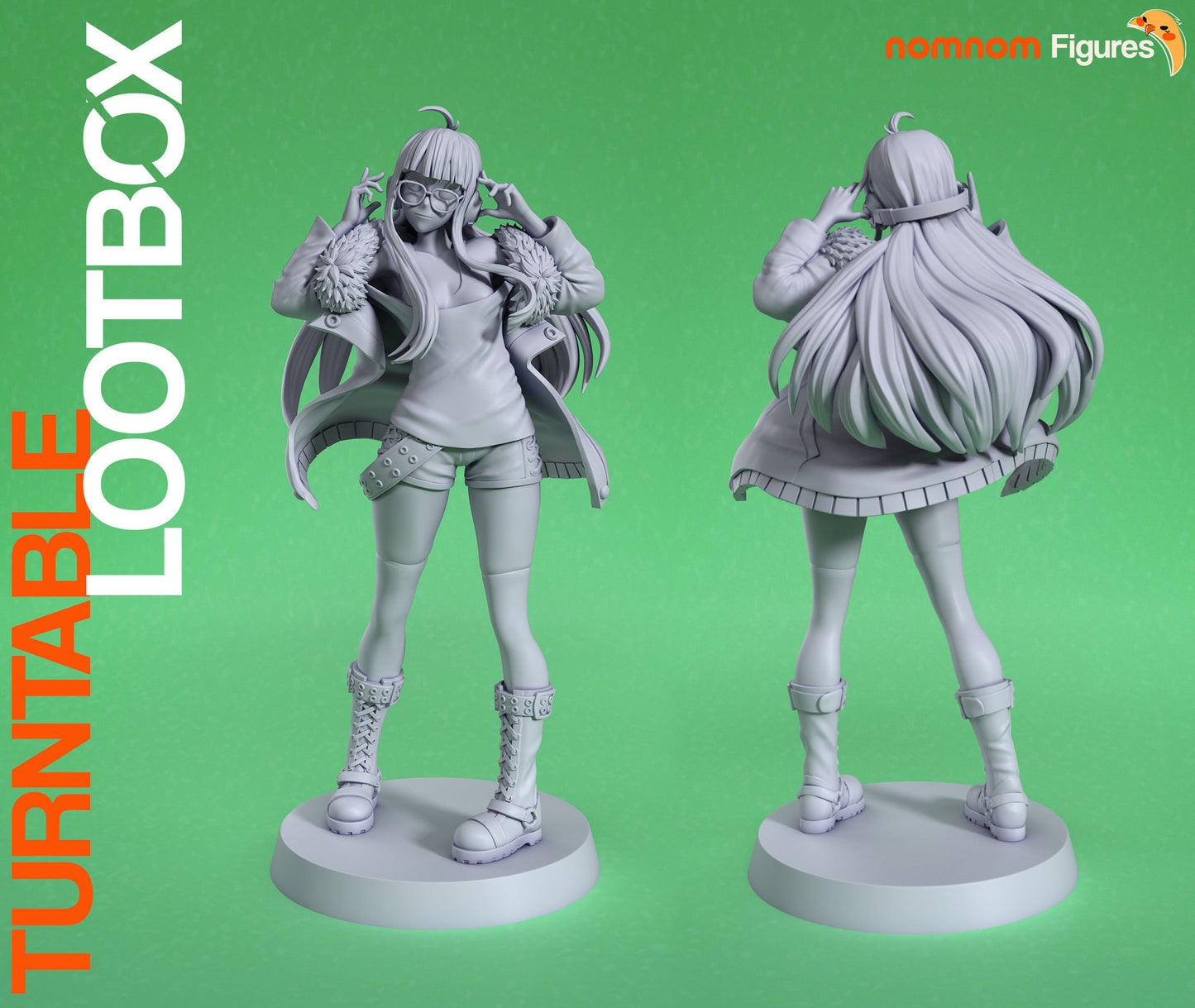 Futaba Sakura | 7.5-Inch Resin Model Kit | DIY Persona 5 Genius Hacker