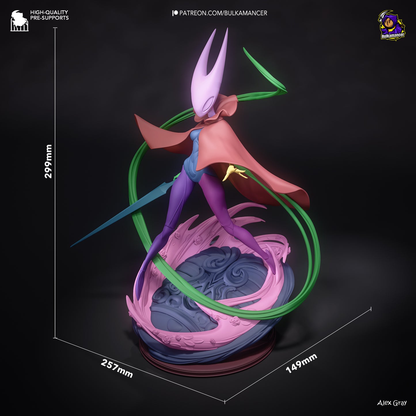 Hornyt | 12-Inch Resin Model Kit | Horny Hollow Knight Silksong