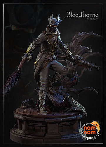 Hunter | 9-Inch Resin Model Kit | DIY Bloodborne Beast Slayer