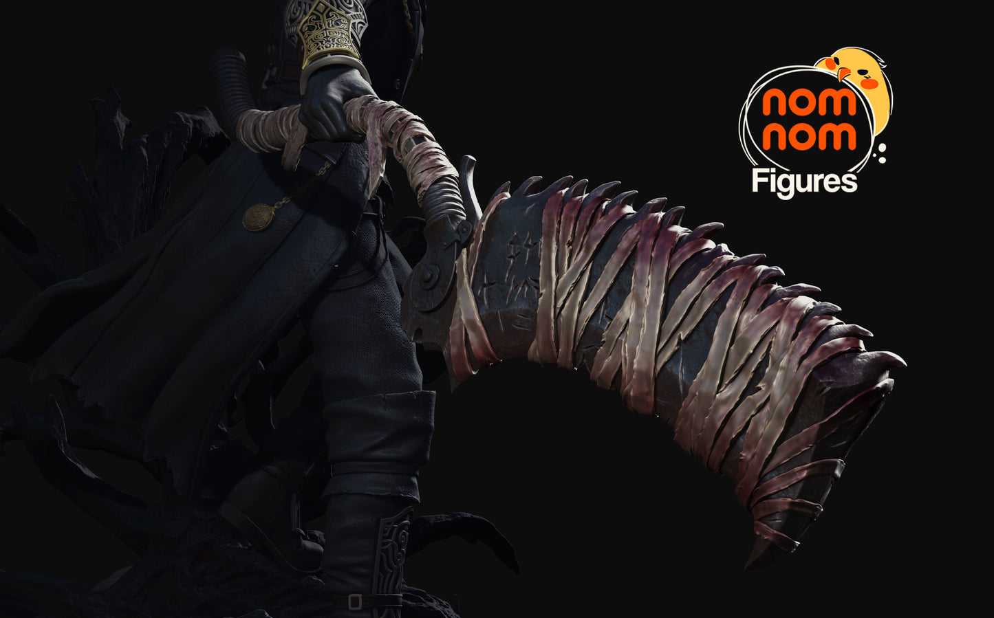 Hunter | 9-Inch Resin Model Kit | DIY Bloodborne Beast Slayer