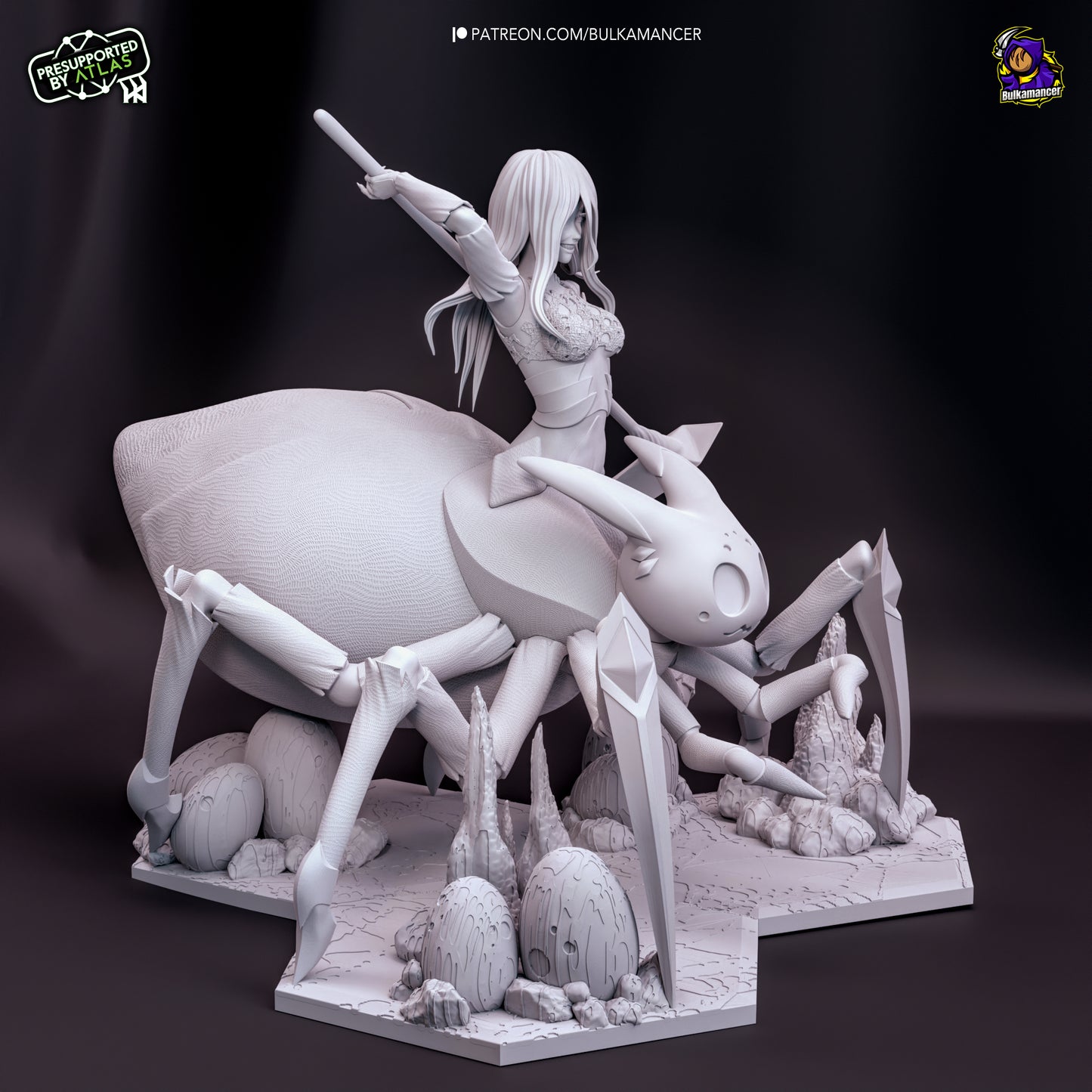 Kumoko and Chibi Spiders | 9.5-Inch Resin Model Kit | So I’m a Spider, So What?