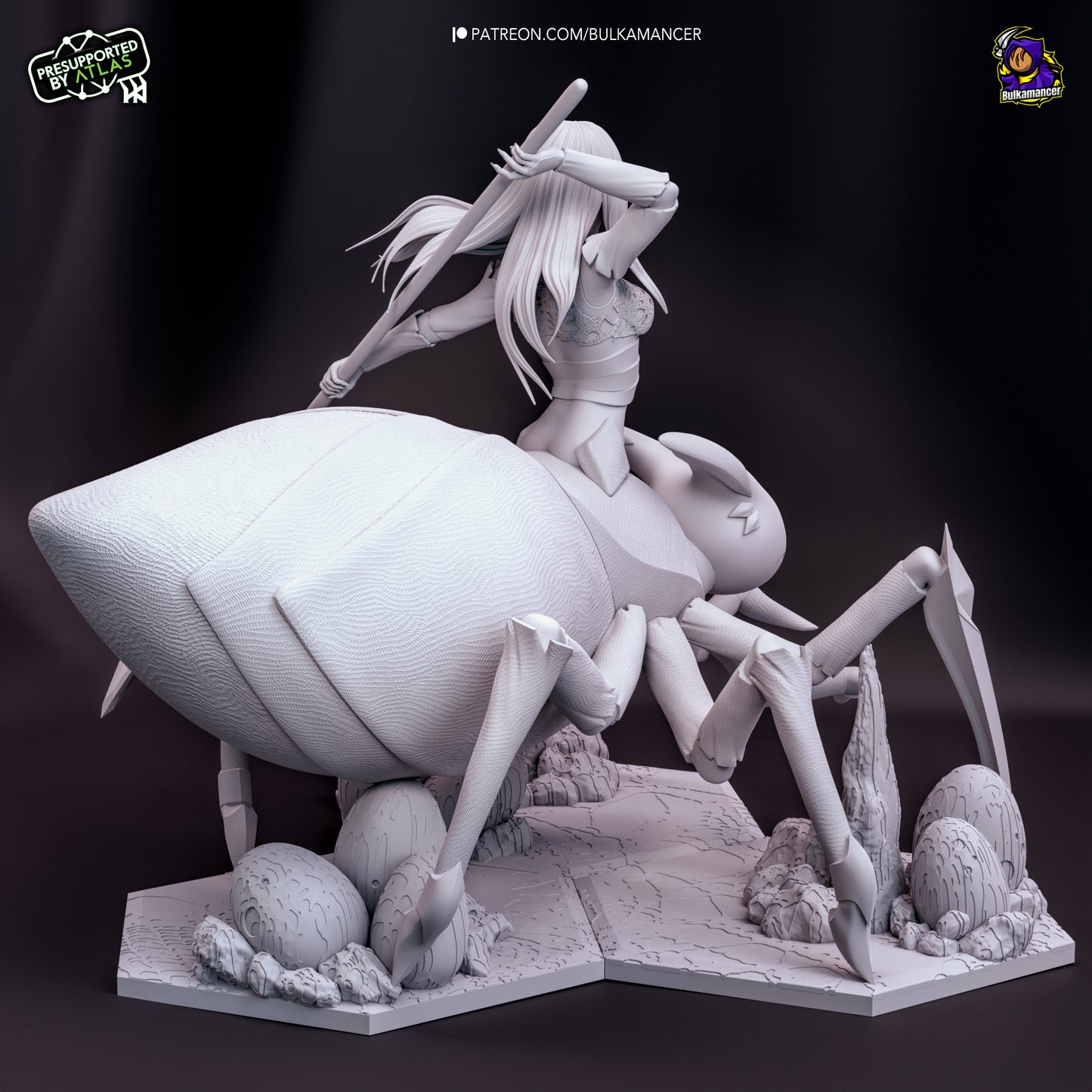 Kumoko and Chibi Spiders | 9.5-Inch Resin Model Kit | So I’m a Spider, So What?