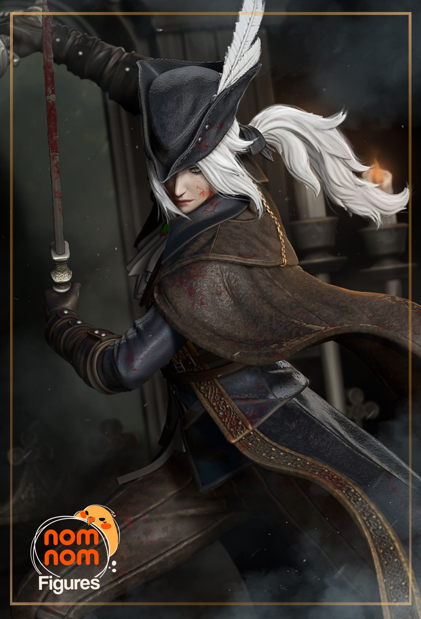 Lady Maria | Resin Model or Bust Kit | DIY Bloodborne Master Hunter of the Nightmare
