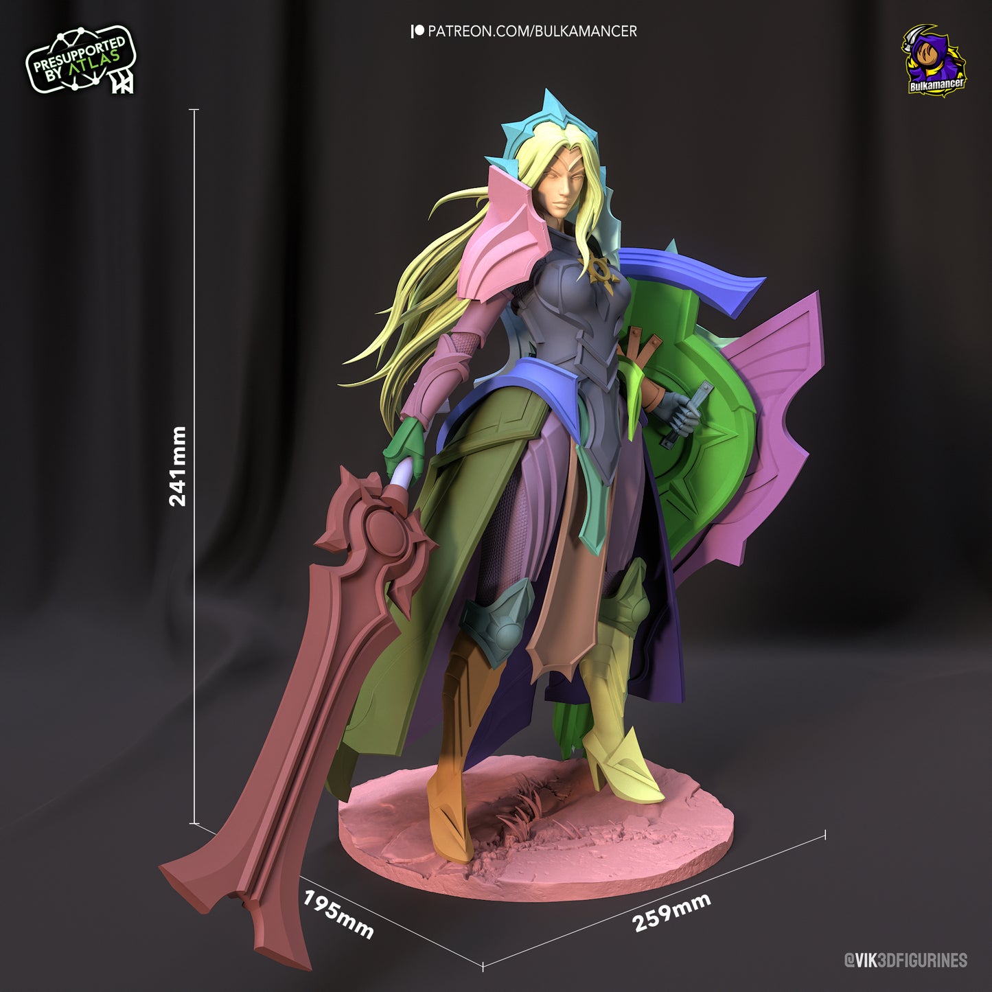 Leona | 9.5-Inch Resin Model Kit | League of Legends - The Radiant Dawn