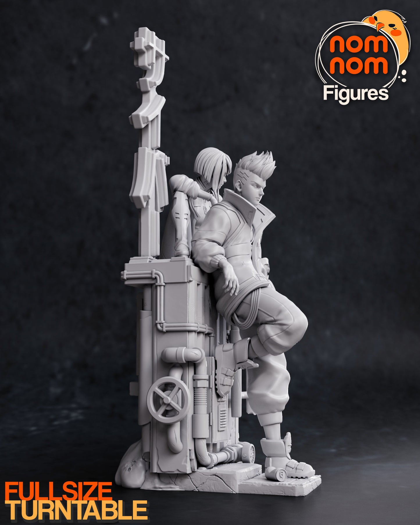 Lucy x David | 9.5-Inch Resin Model Kit | DIY Cyberpunk Edgerunners Tragic Romance