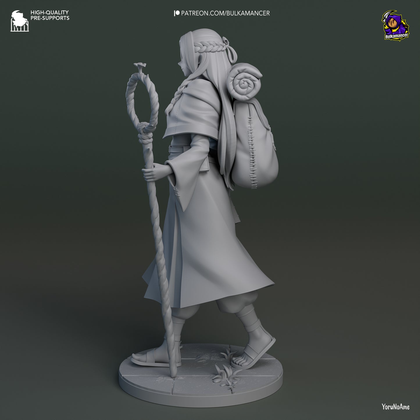 Marcille | 8.5-Inch Resin Model Kit | Dungeon Meshi Elf Mage with Cooking Regrets