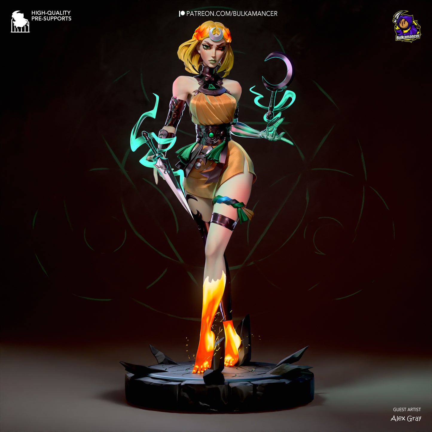 Melinoe | 8.5-Inch Resin Model Kit | Hades II Witch of the Crossroads