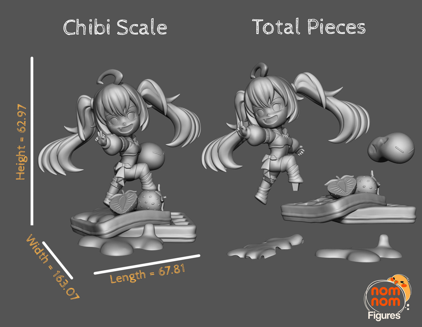 Chibi Milim | 3" Resin Model Kit | DIY That Time I Got Reincarnated as a Slime