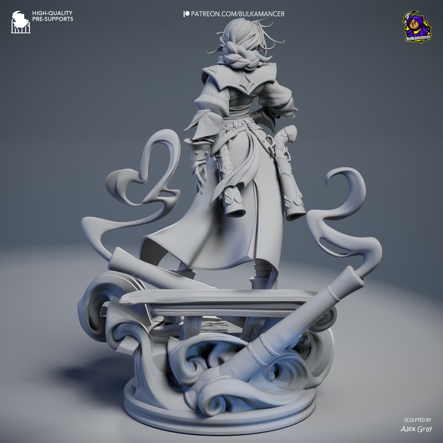 Miss Fortune | 11-Inch Resin Model Kit | League of Legends Pirate Bounty Hunter