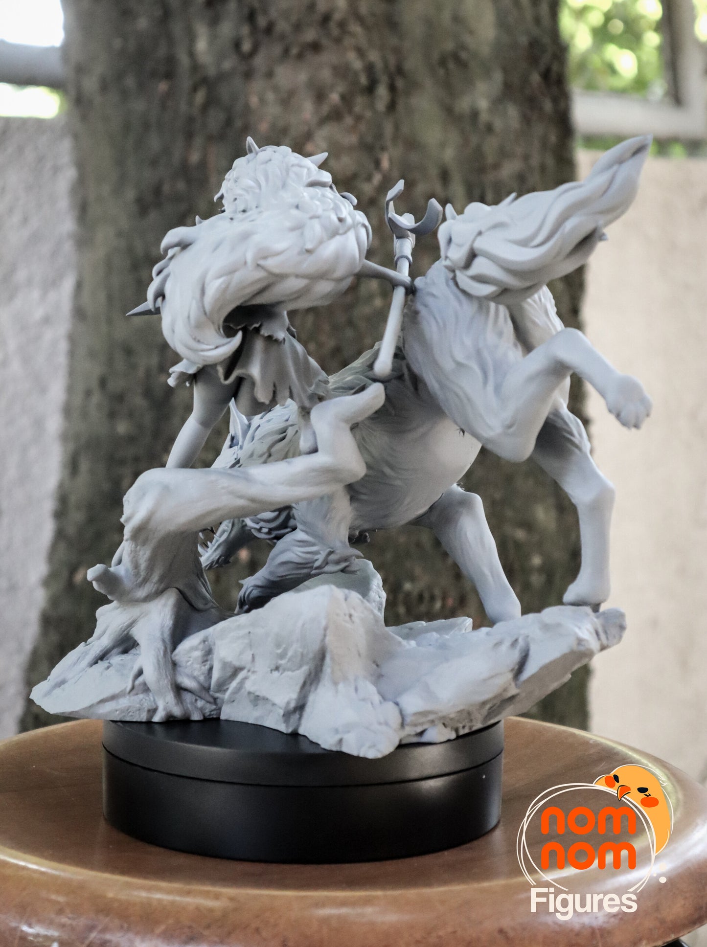 Princess Mononoke | 7.5-Inch Resin Model Kit | Studio Ghibli Wolf Princess