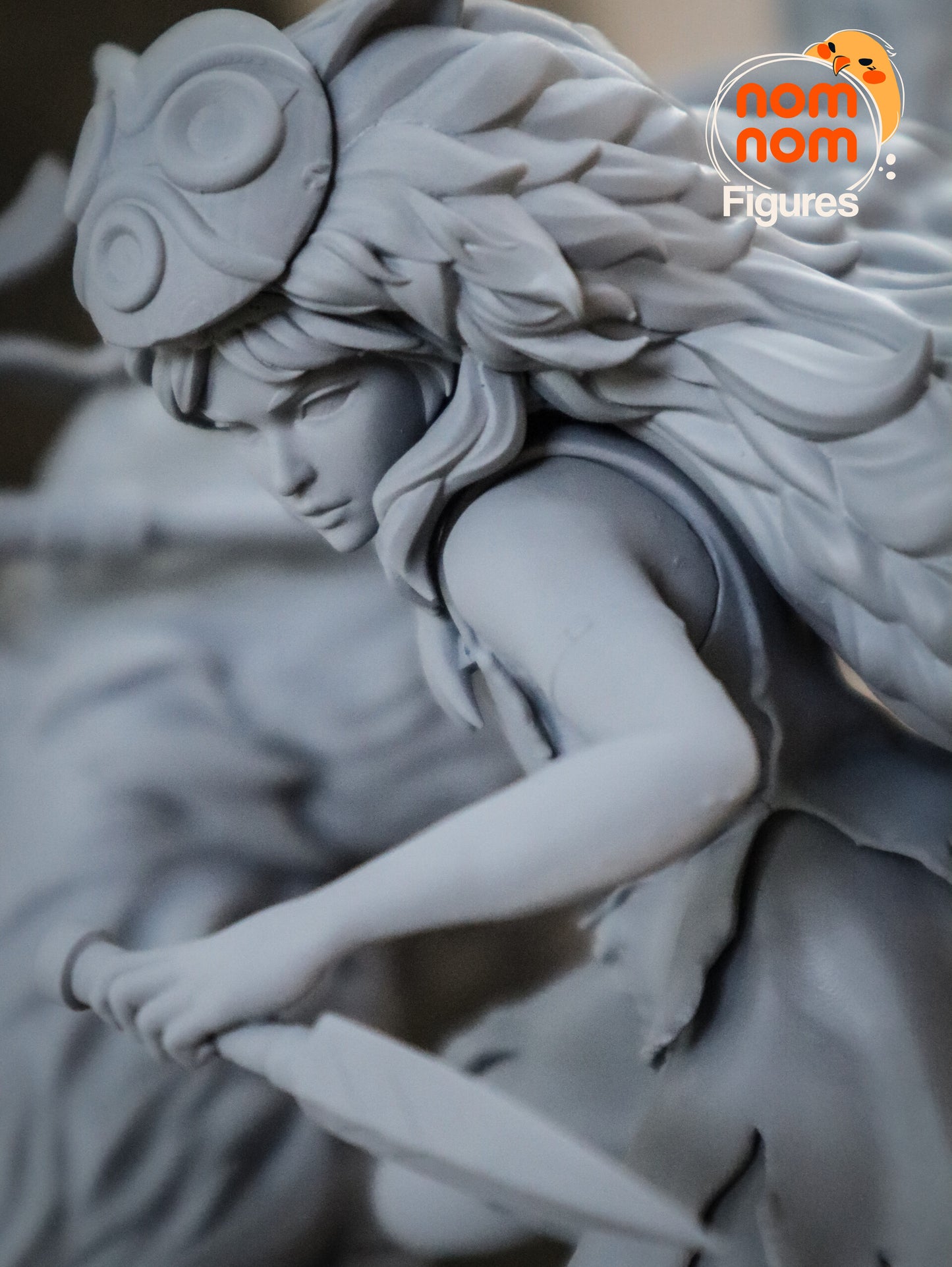 Princess Mononoke | 7.5-Inch Resin Model Kit | Studio Ghibli Wolf Princess