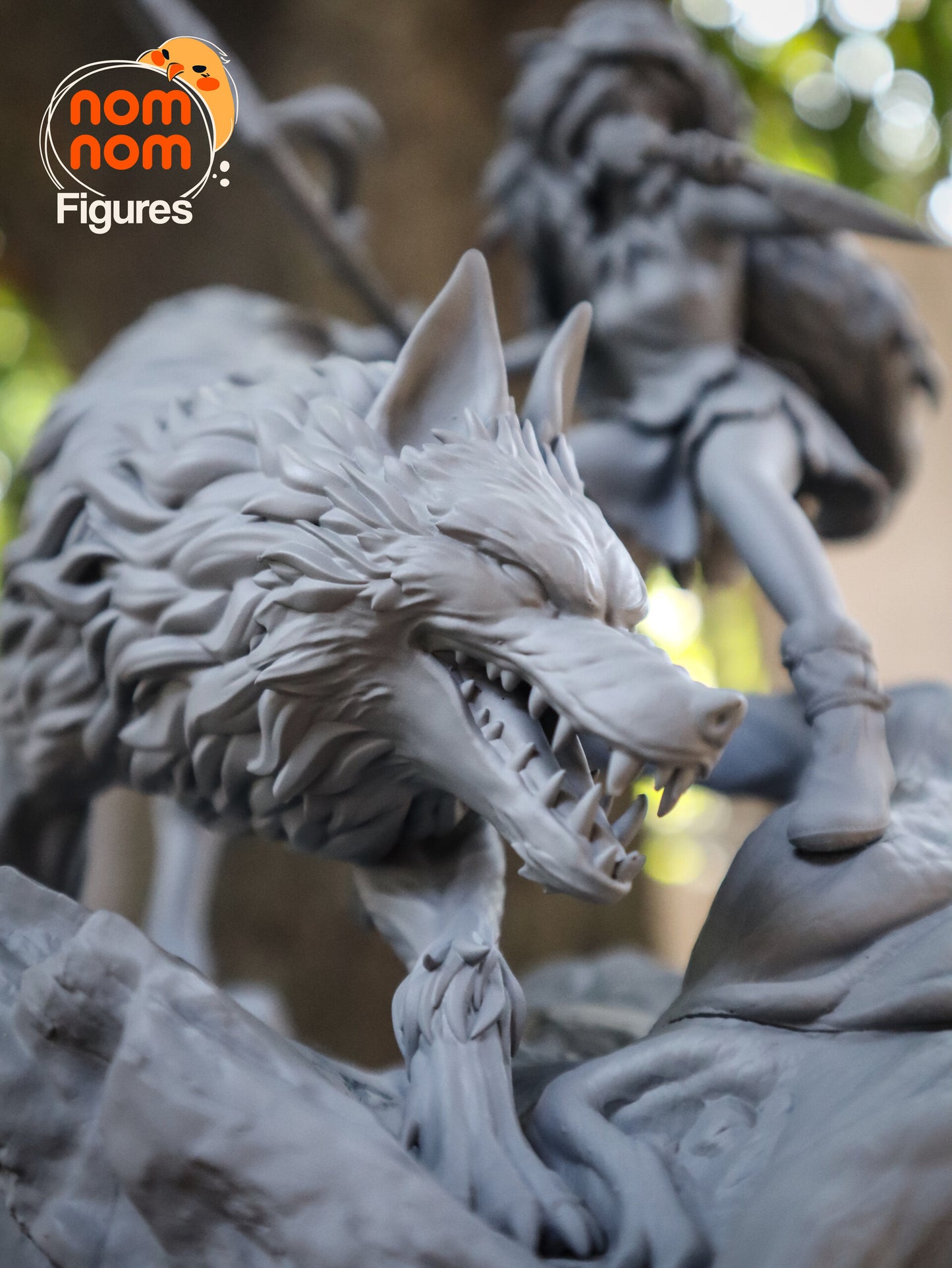 Princess Mononoke | 7.5-Inch Resin Model Kit | Studio Ghibli Wolf Princess