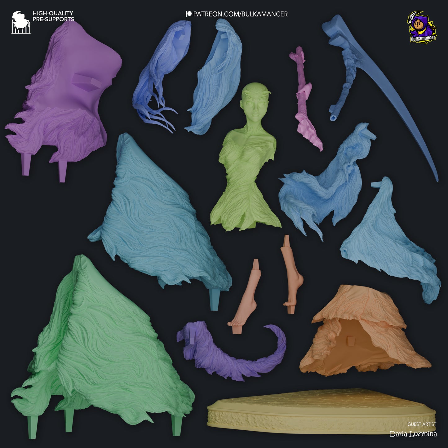 Crossbreed Priscilla | 10-Inch Resin Model Kit | Dark Souls Mistress of the Painted World