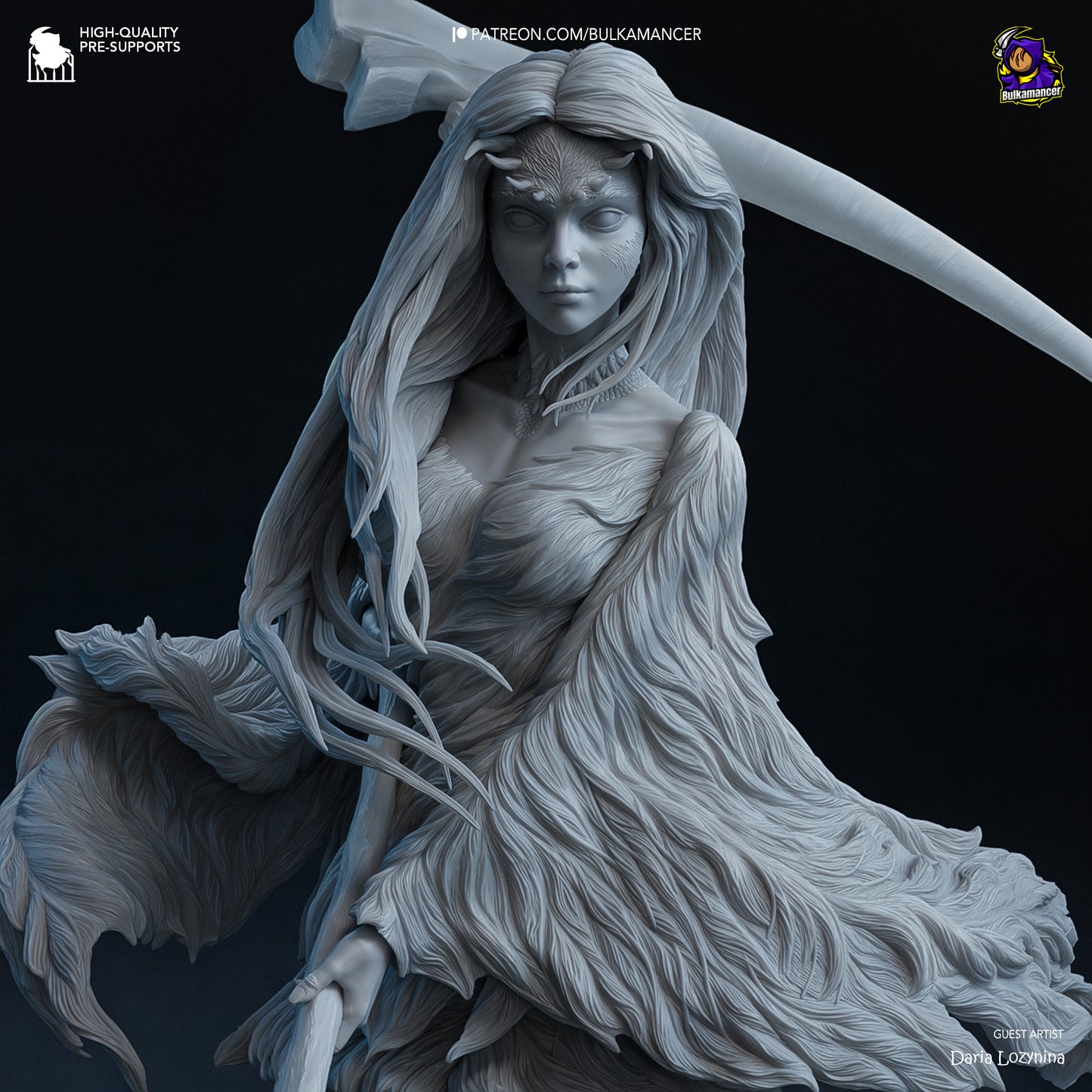 Crossbreed Priscilla | 10-Inch Resin Model Kit | Dark Souls Mistress of the Painted World
