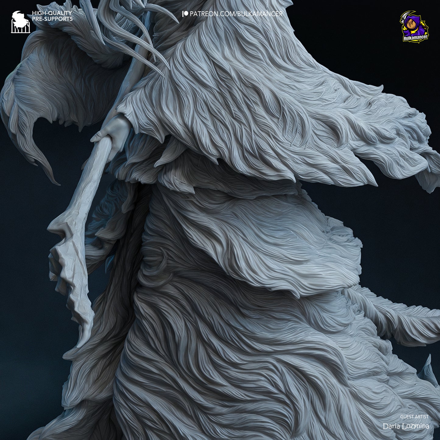 Crossbreed Priscilla | 10-Inch Resin Model Kit | Dark Souls Mistress of the Painted World