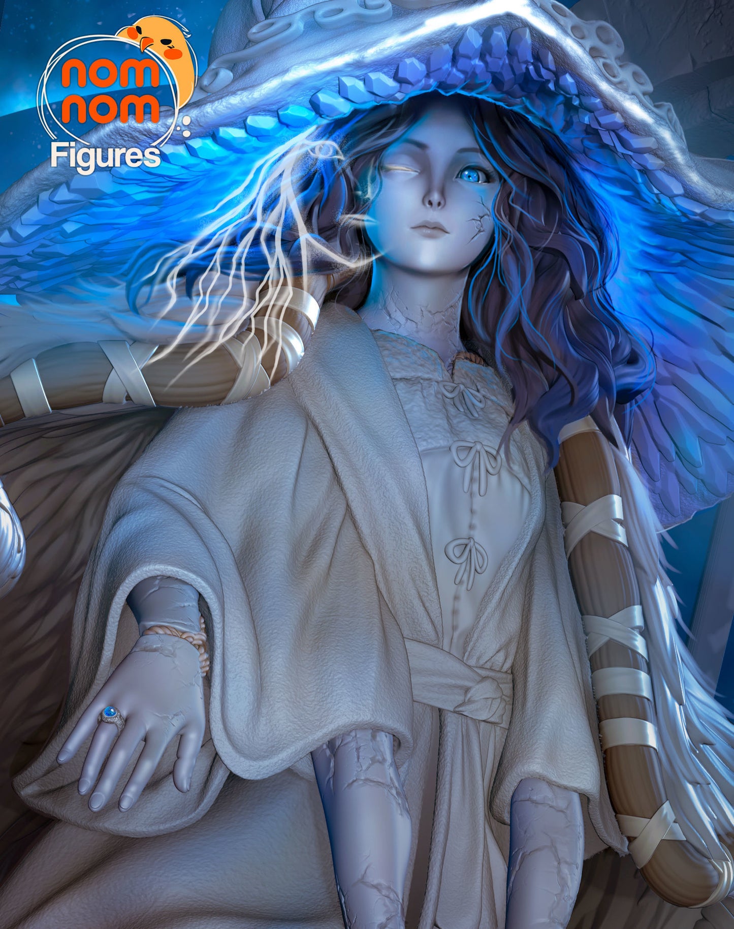 Ranni the Witch | 9.5-Inch Resin Model Kit | Elden Ring Four-Armed Sorceress