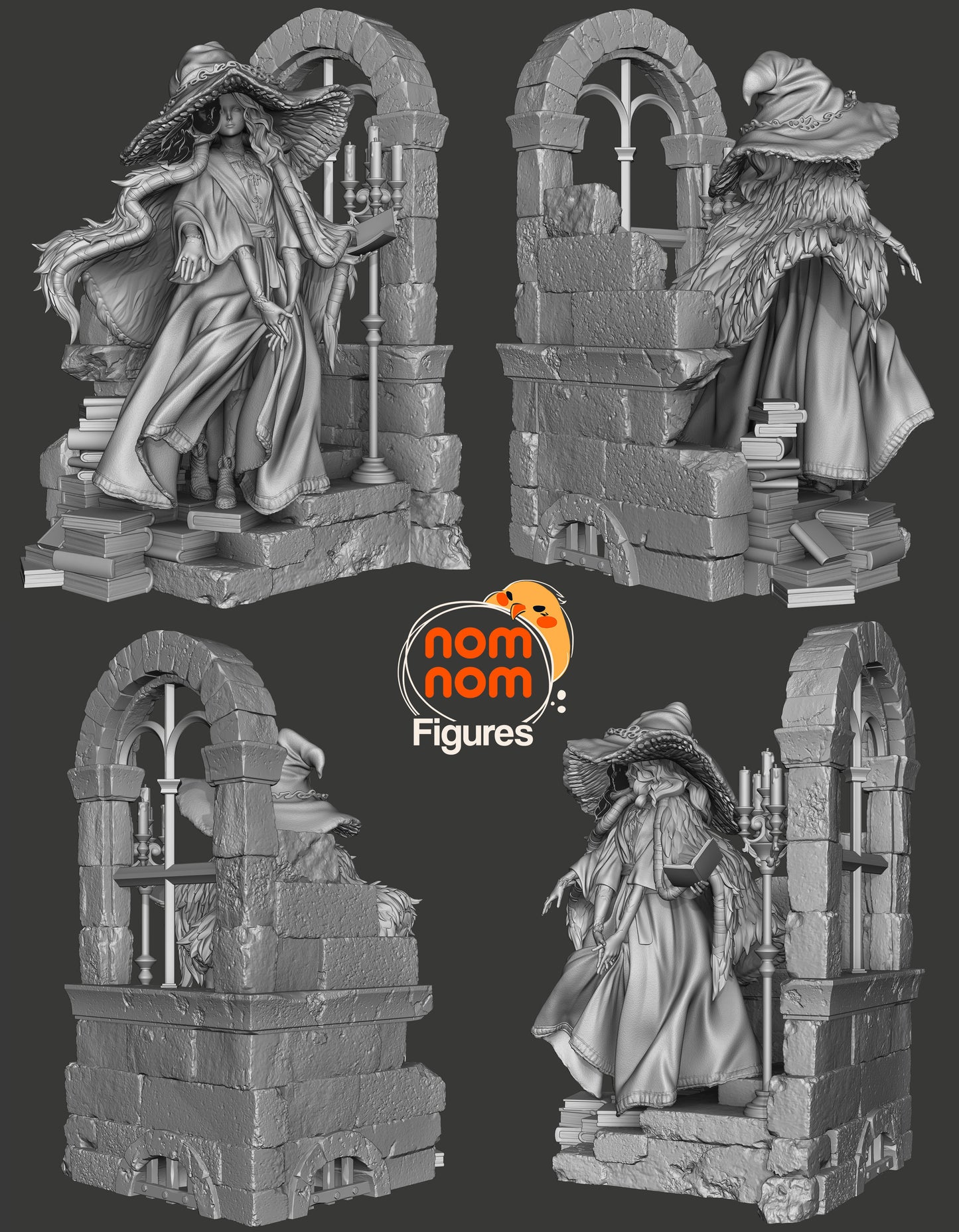 Ranni the Witch | 9.5-Inch Resin Model Kit | Elden Ring Four-Armed Sorceress