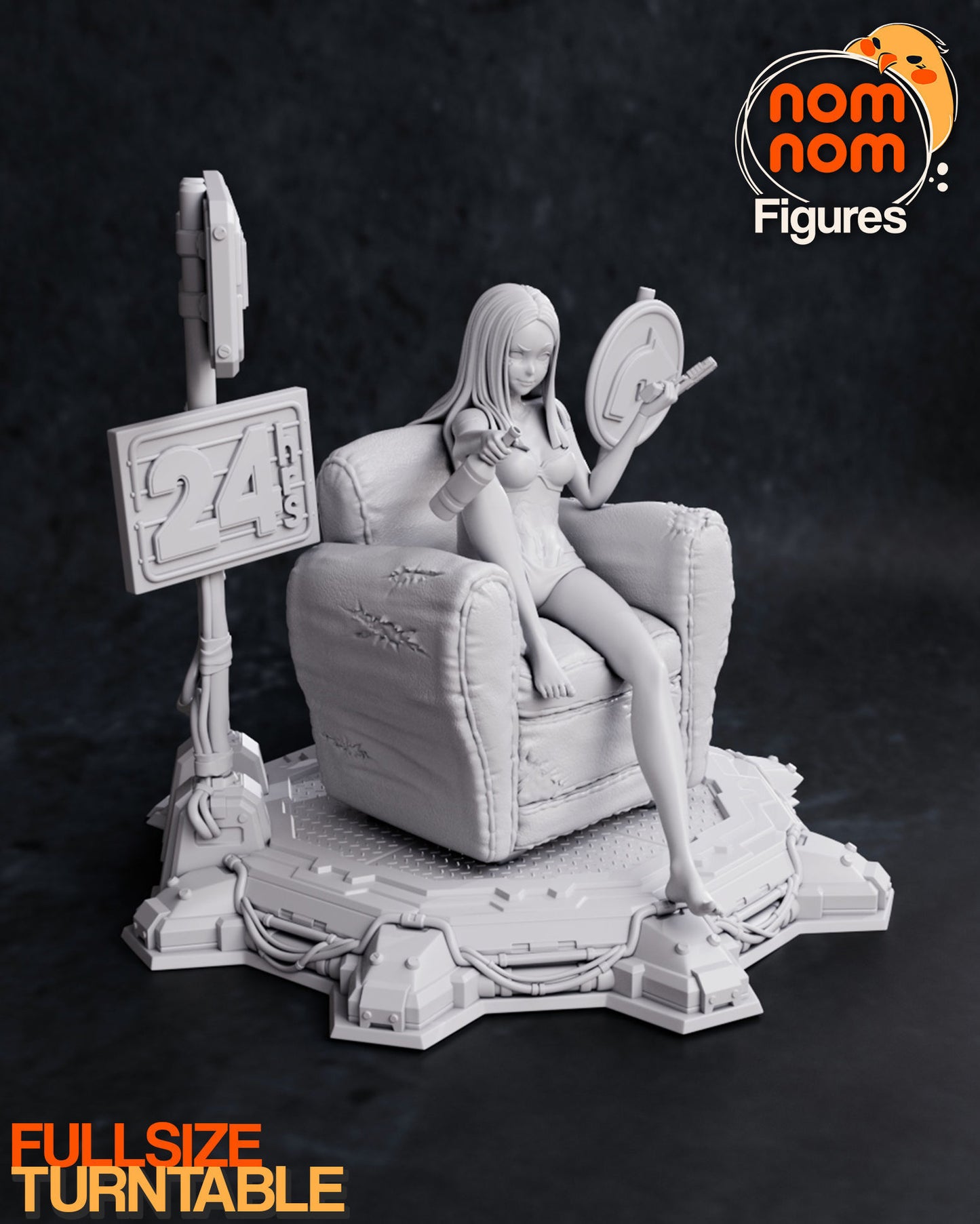 Rebecca | 6.5-Inch Resin Model Kit | DIY Cyberpunk Edgerunners Netrunner