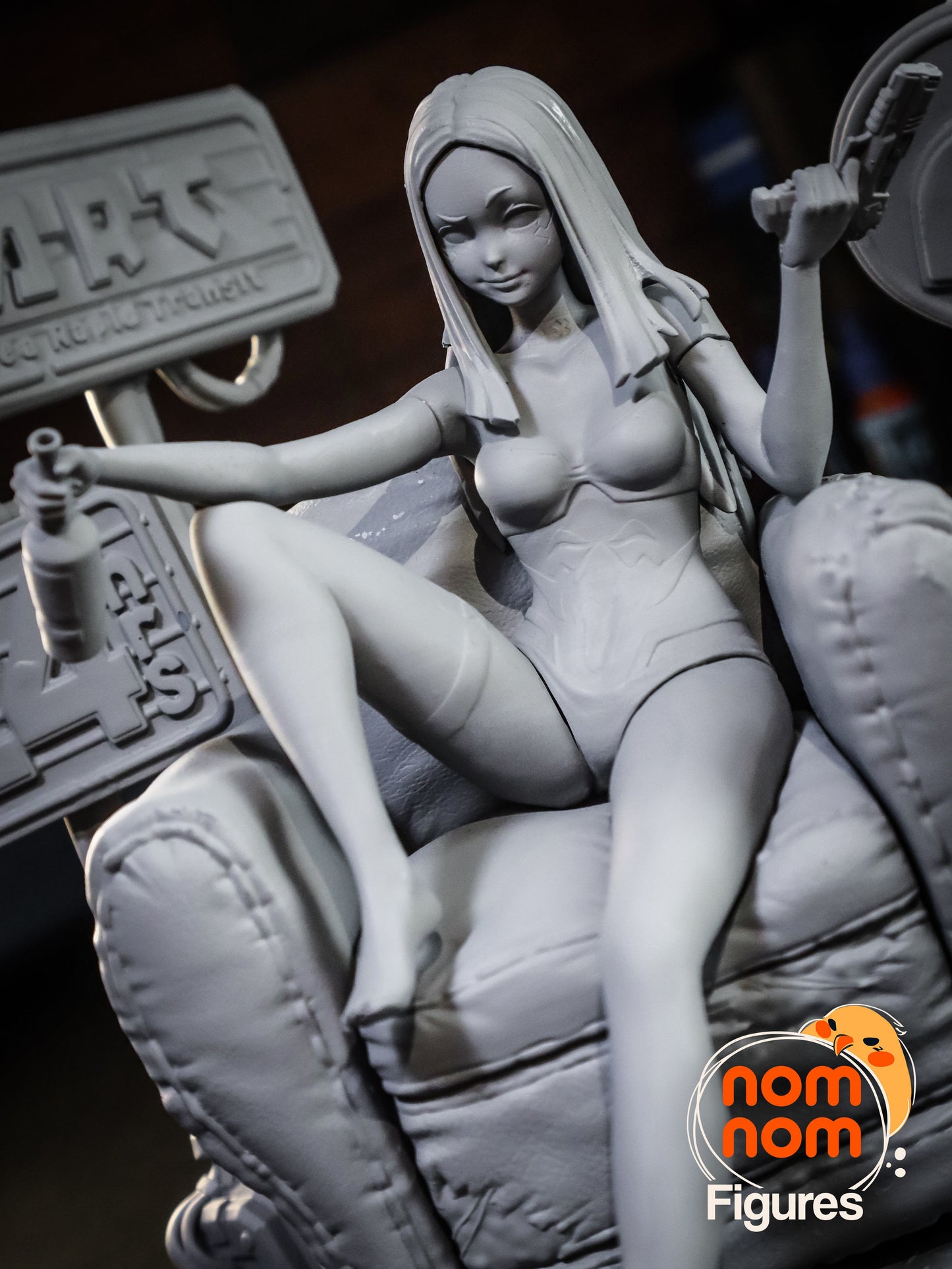 Rebecca | 6.5-Inch Resin Model Kit | DIY Cyberpunk Edgerunners Netrunner