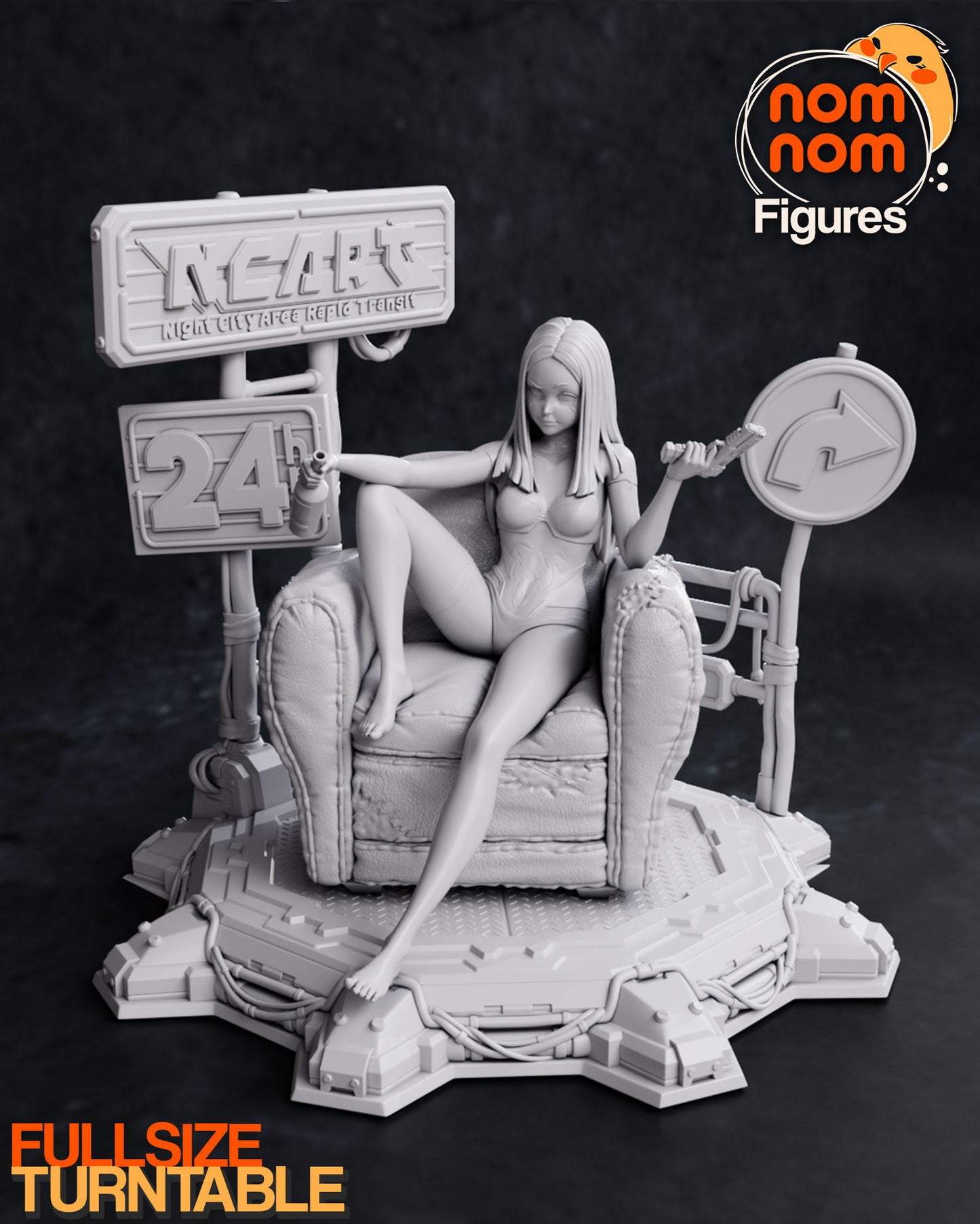 Rebecca | 6.5-Inch Resin Model Kit | DIY Cyberpunk Edgerunners Netrunner