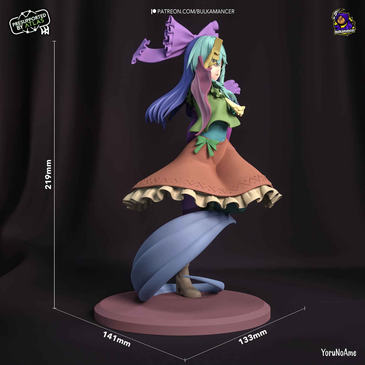 Reimu Hakurei | 8.5-Inch Resin Model Kit | Touhou Project - Shrine Maiden of Fantasy Land