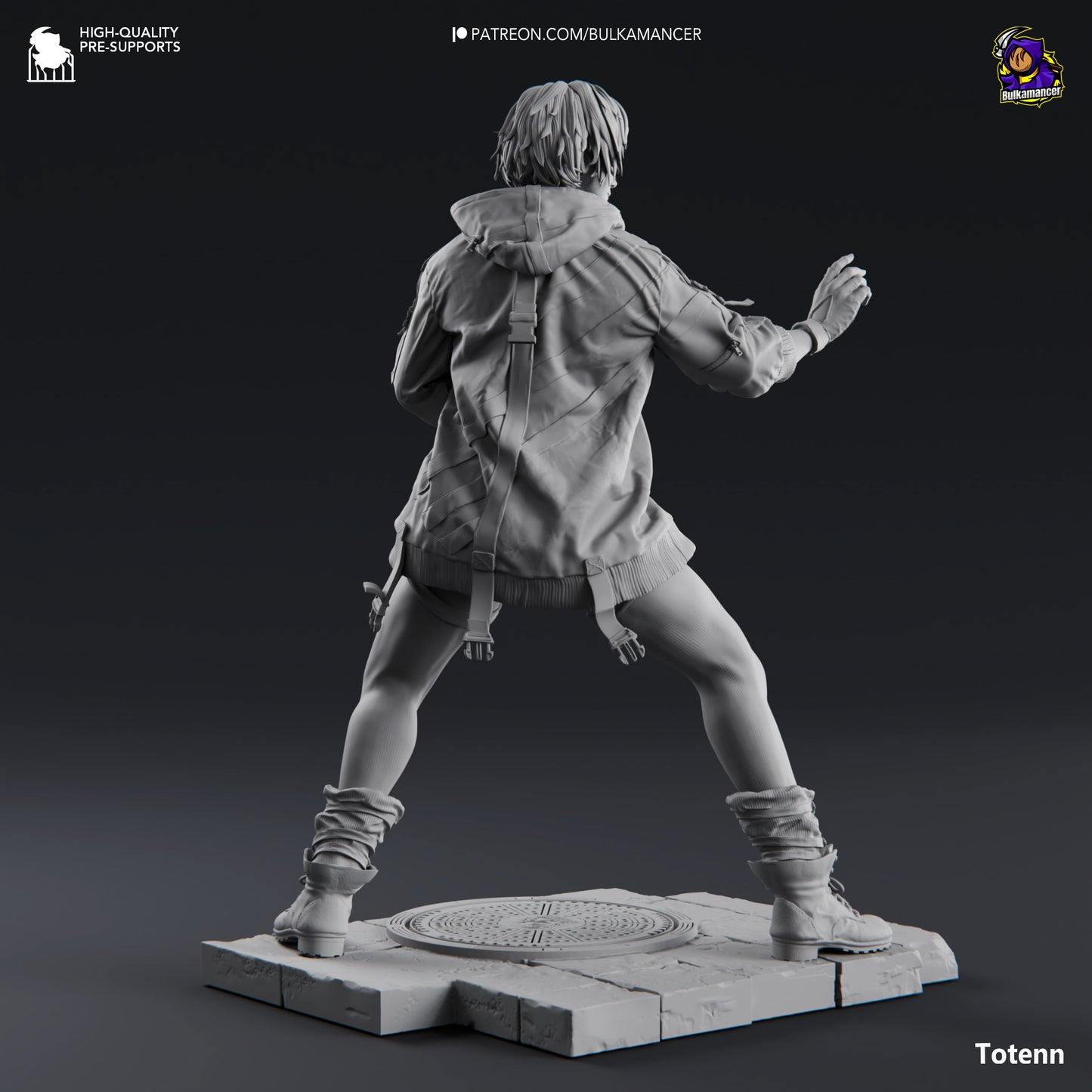 Reina | 9.5-Inch Resin Model Kit | Tekken 8 Purple Lightning