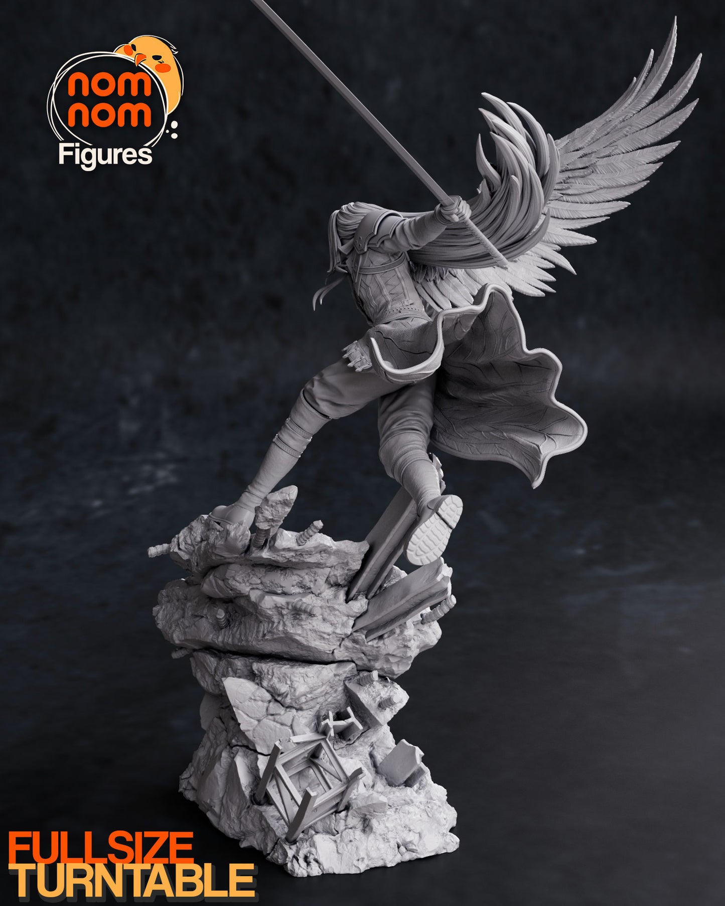 Sephiroth | 15-Inch Resin Model Kit | DIY Final Fantasy VII Villain