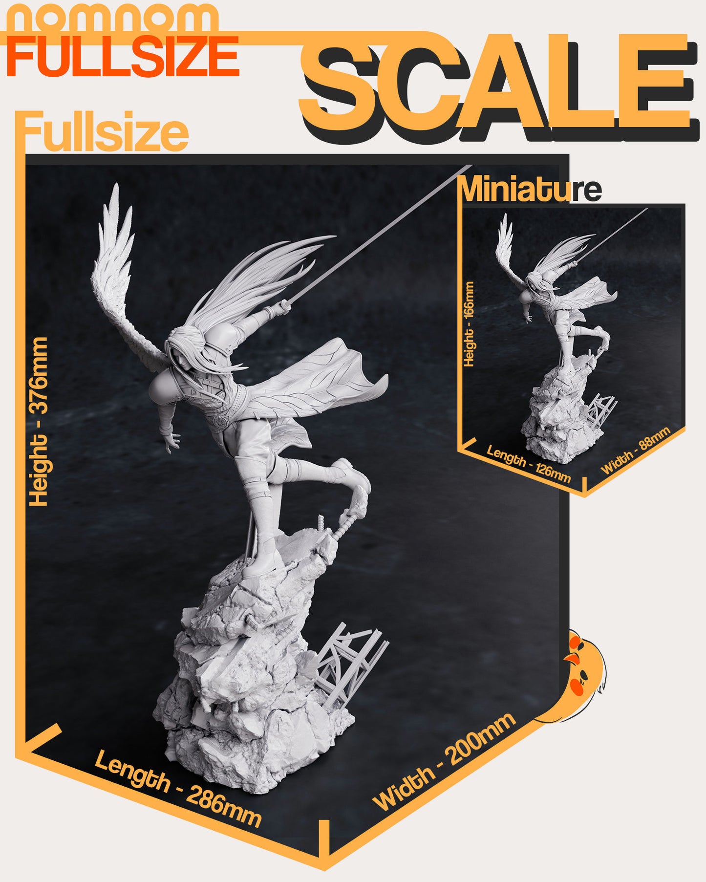 Sephiroth | 15-Inch Resin Model Kit | DIY Final Fantasy VII Villain