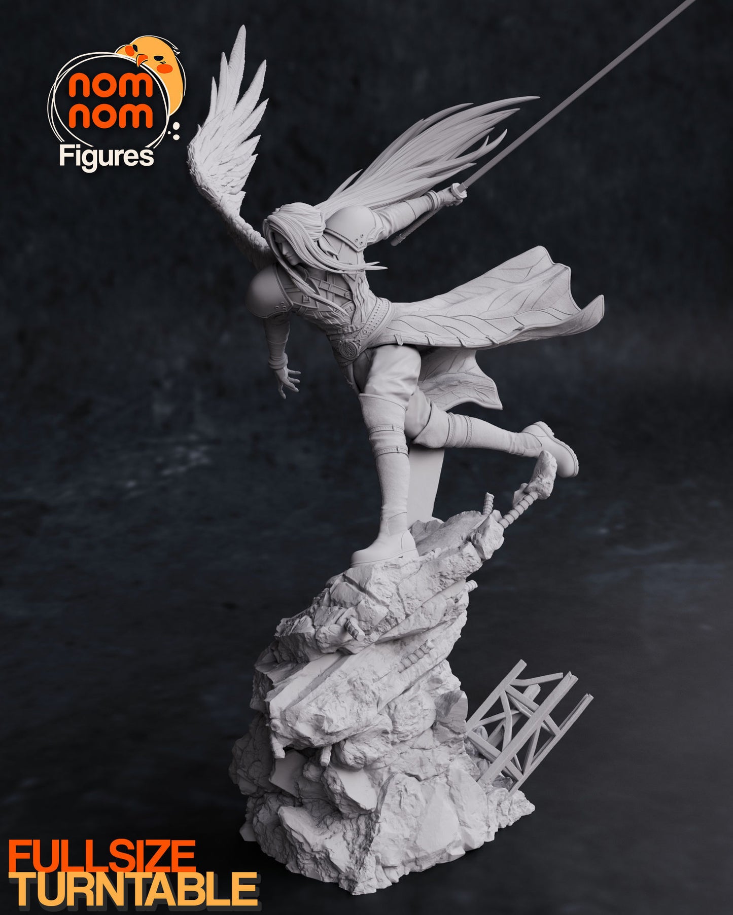 Sephiroth | 15-Inch Resin Model Kit | DIY Final Fantasy VII Villain